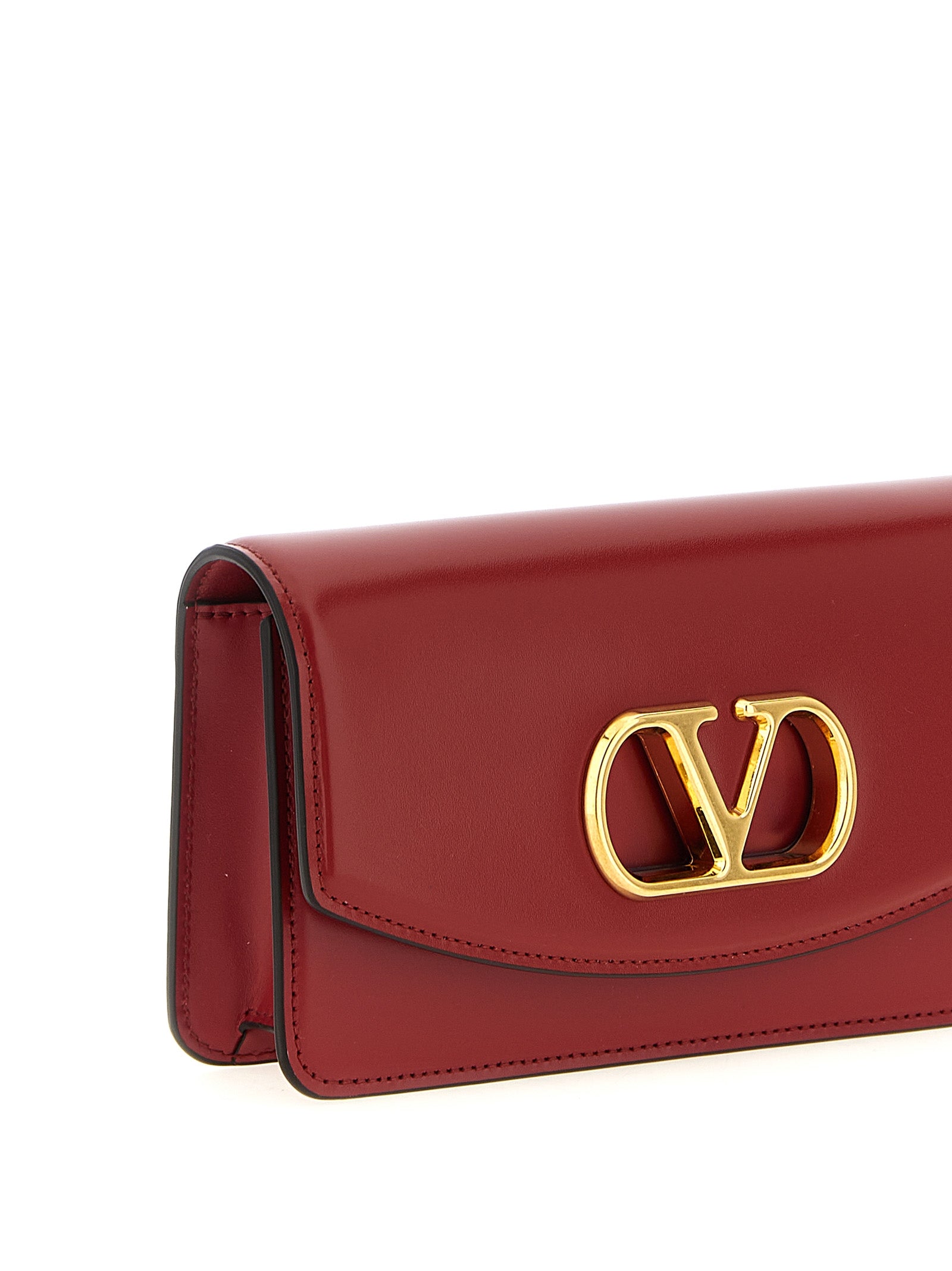 Multicolor Calfskin Clutch Bag