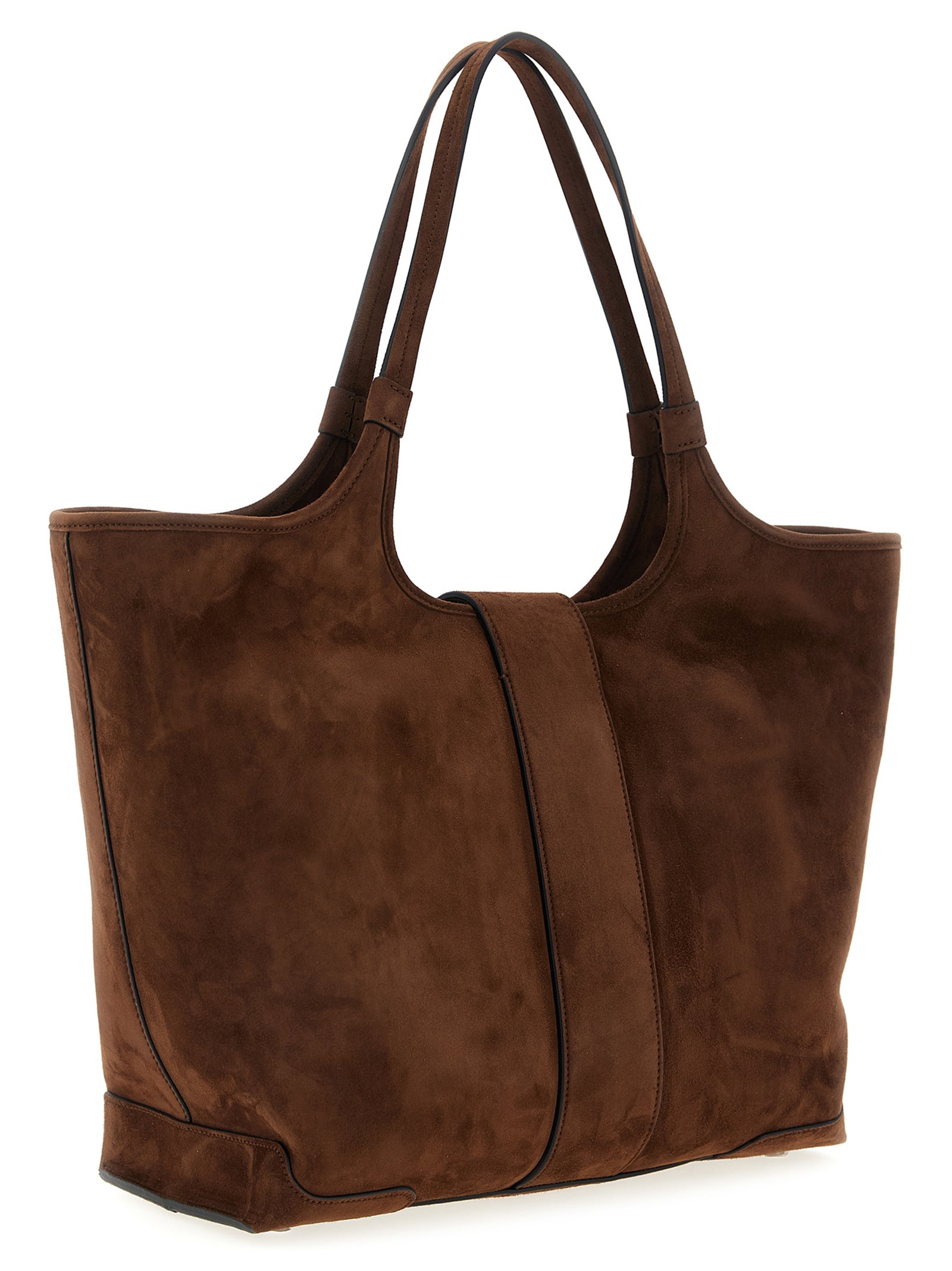 Brown Goatskin Tote Bag