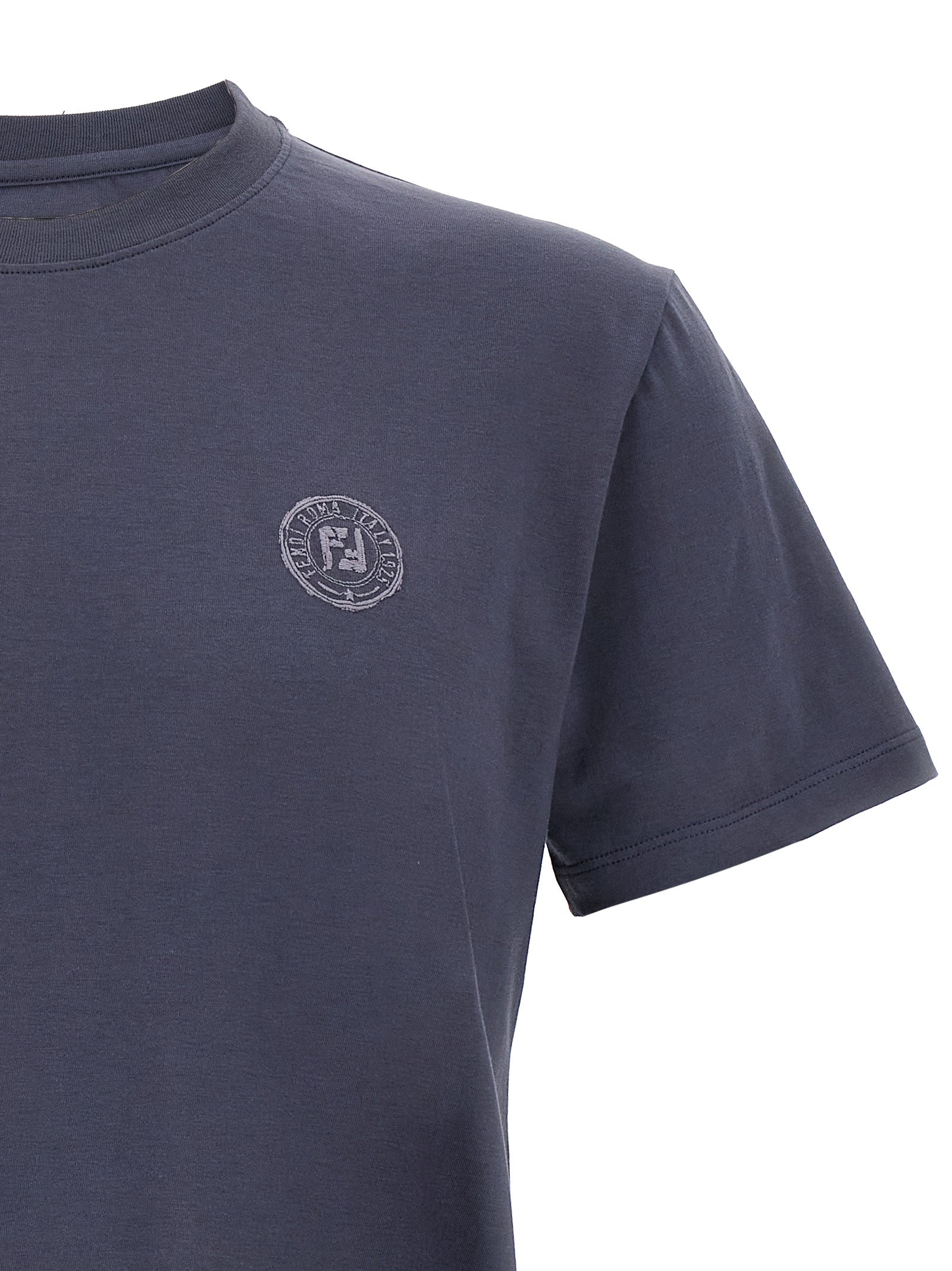 Blue Cotton T-Shirt