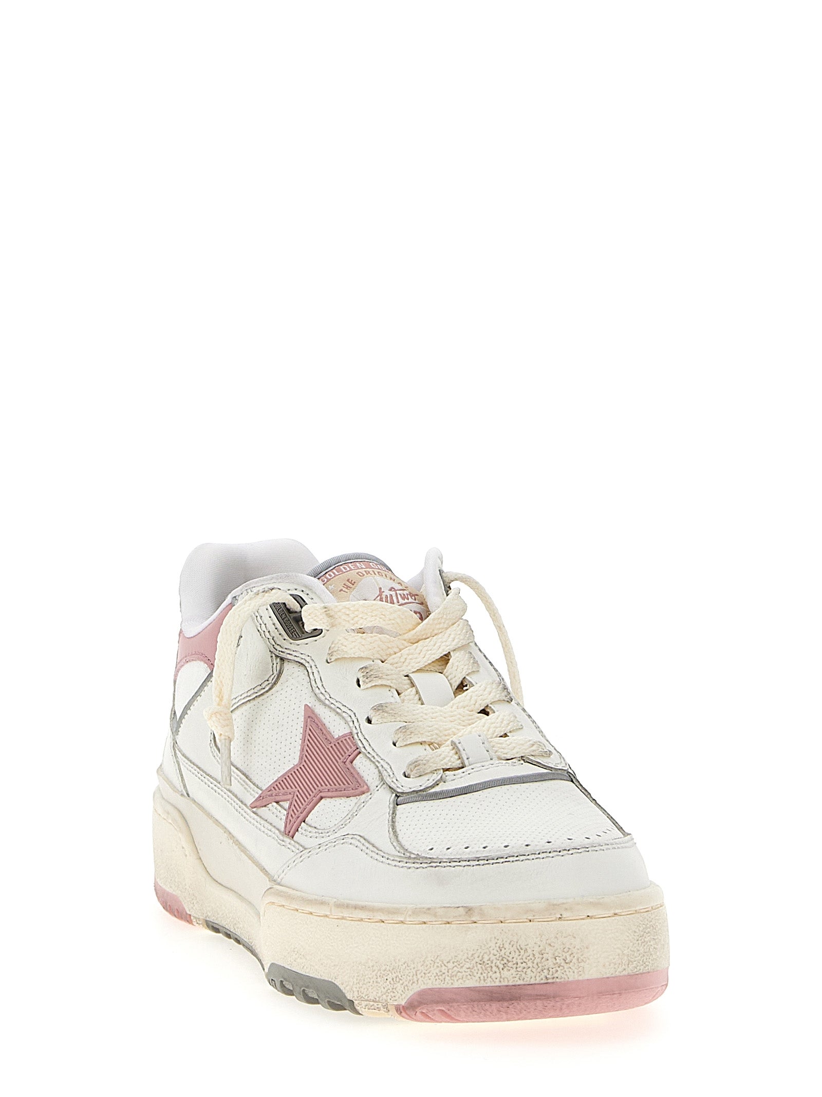 Multicolor Leather Athletic Sneakers