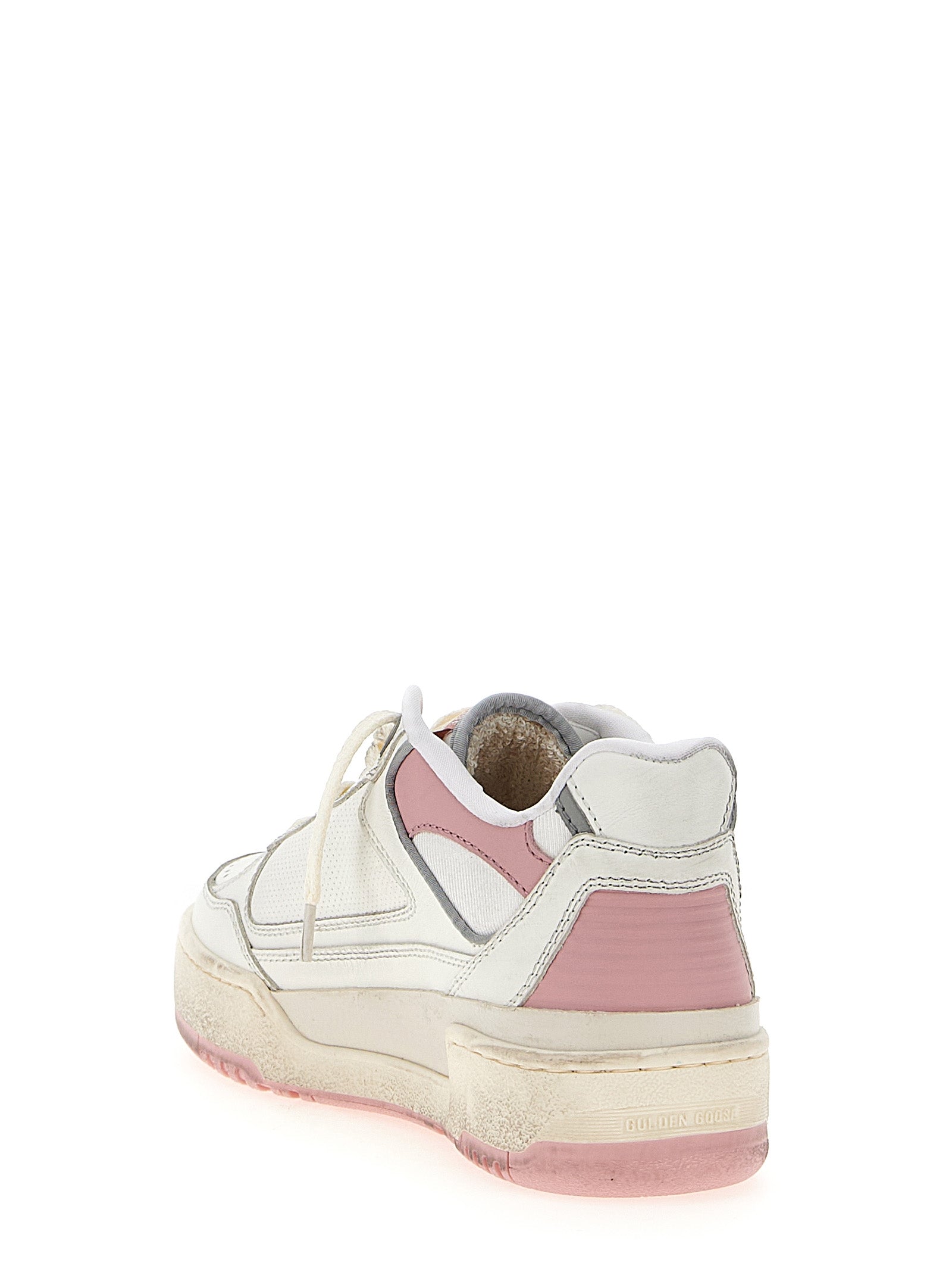 Multicolor Leather Athletic Sneakers