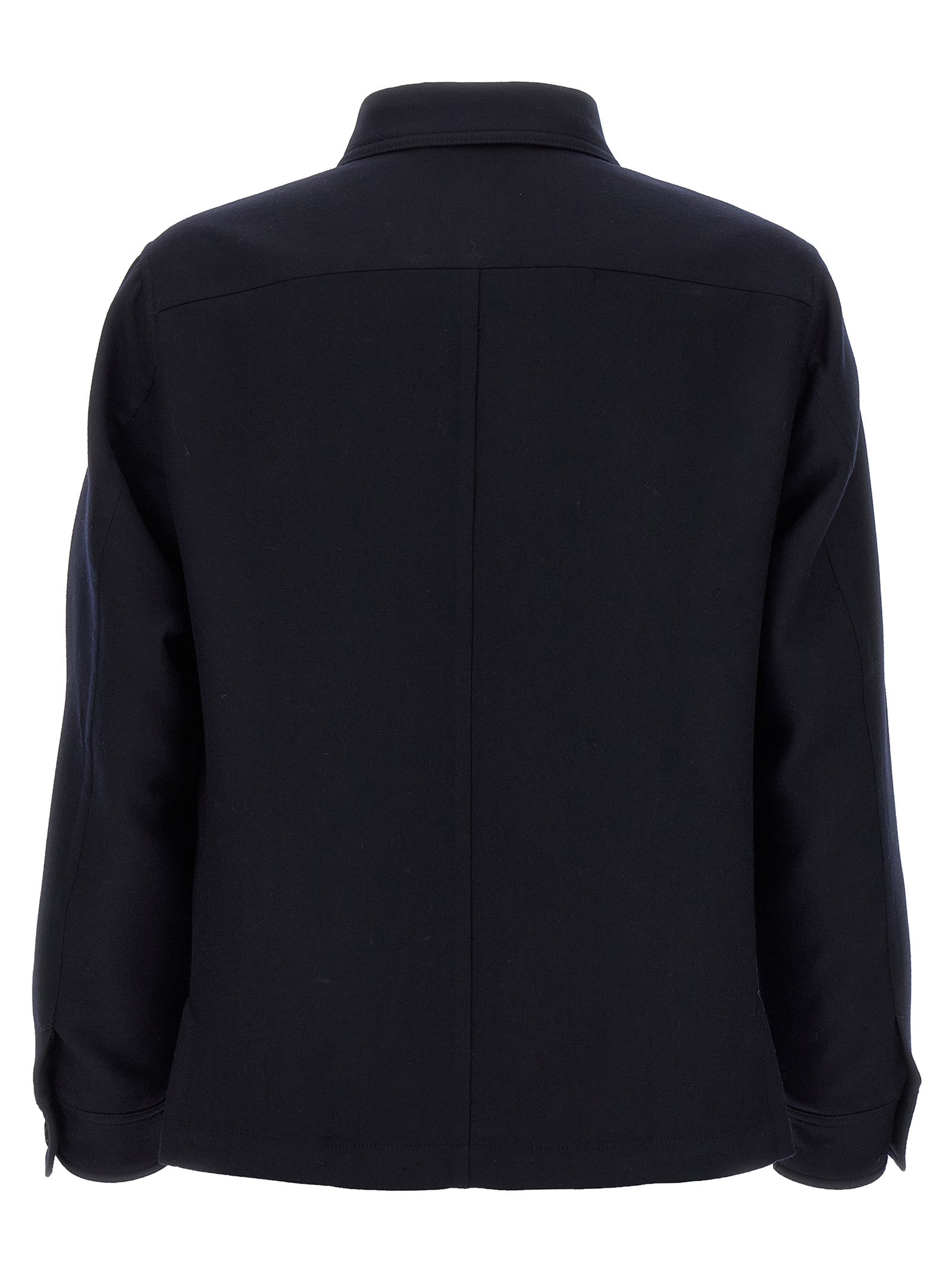 Blue Wool Blouse