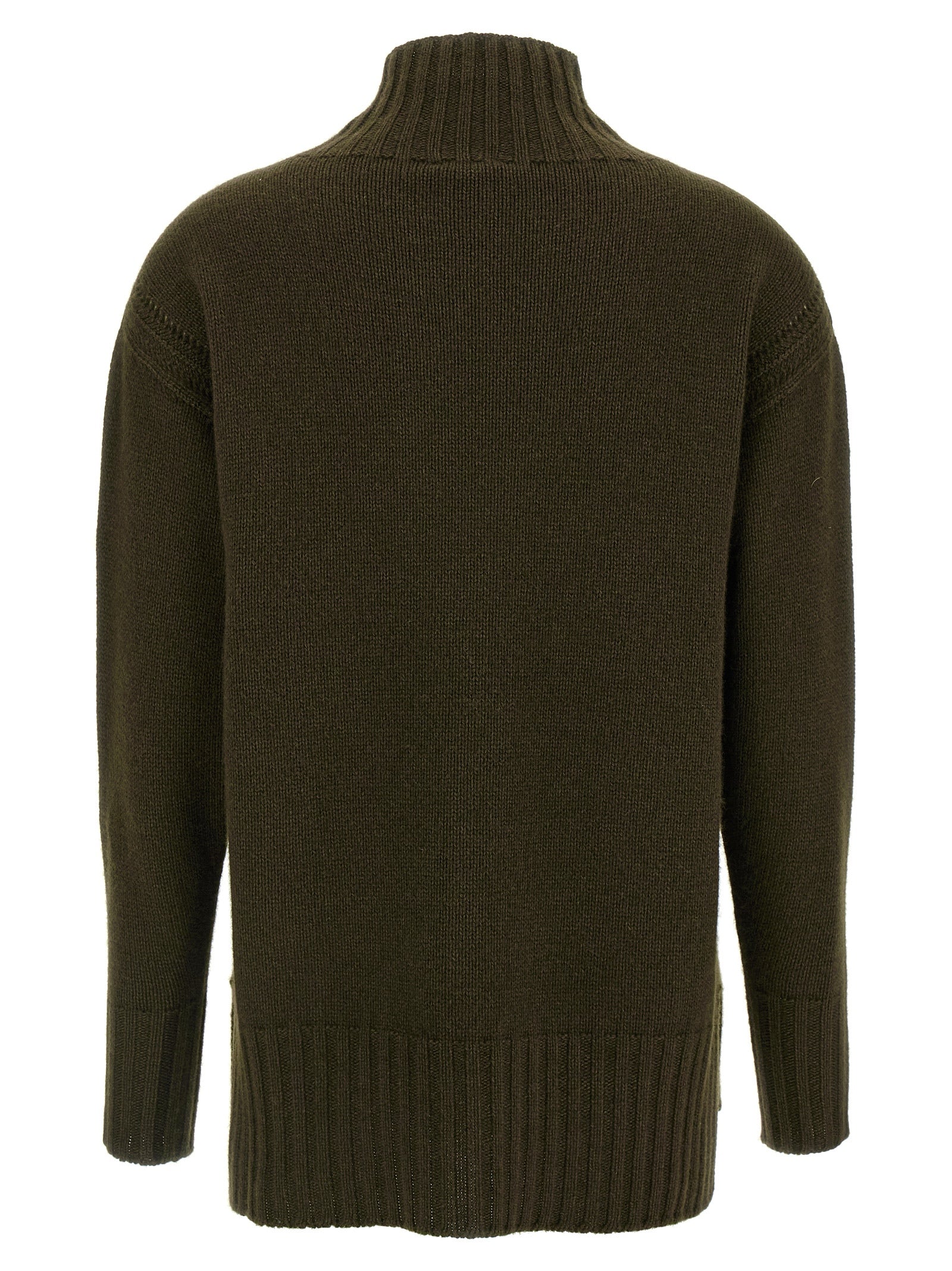 Bicolor Cashmere Cardigan