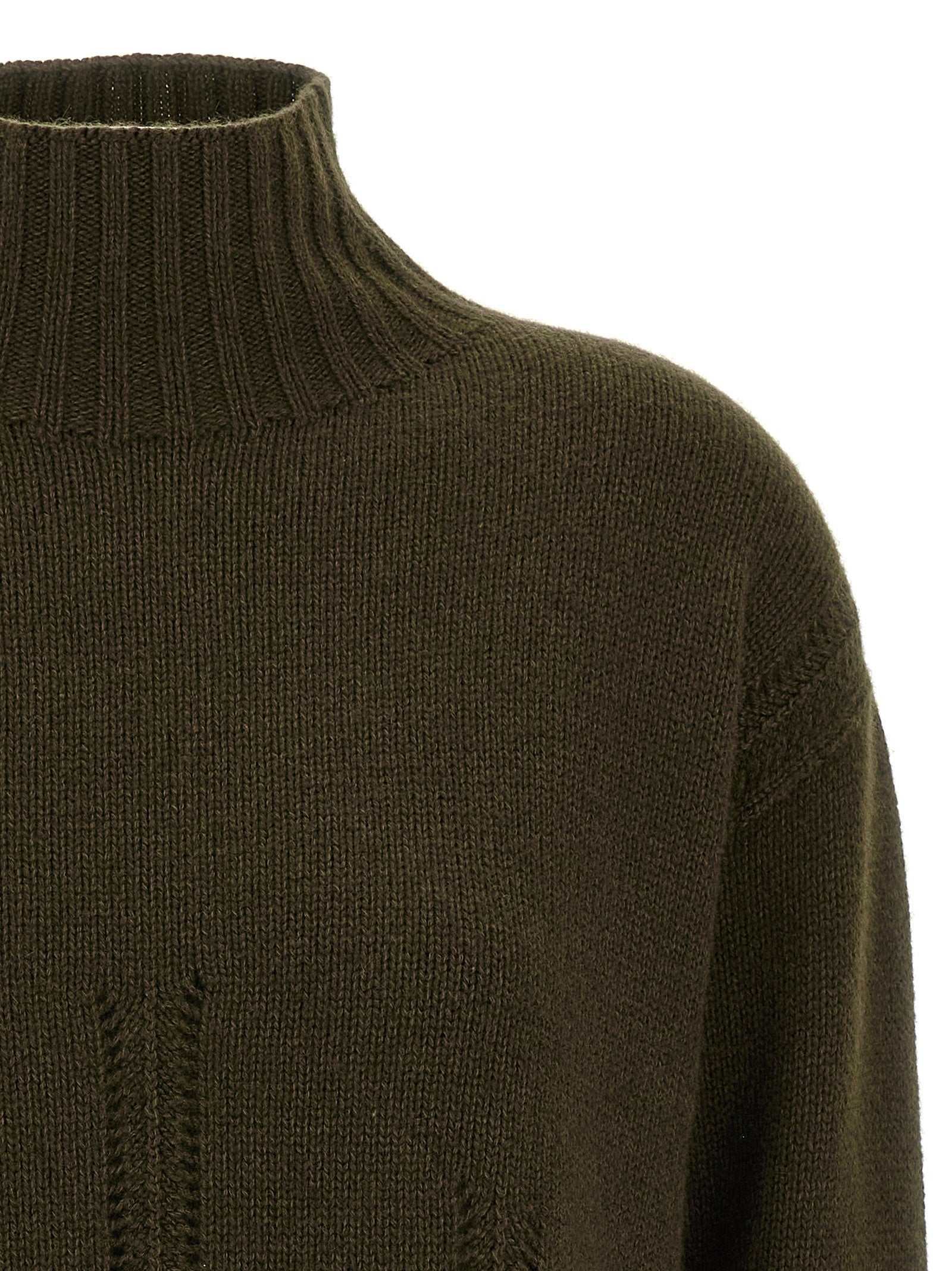 Bicolor Cashmere Cardigan