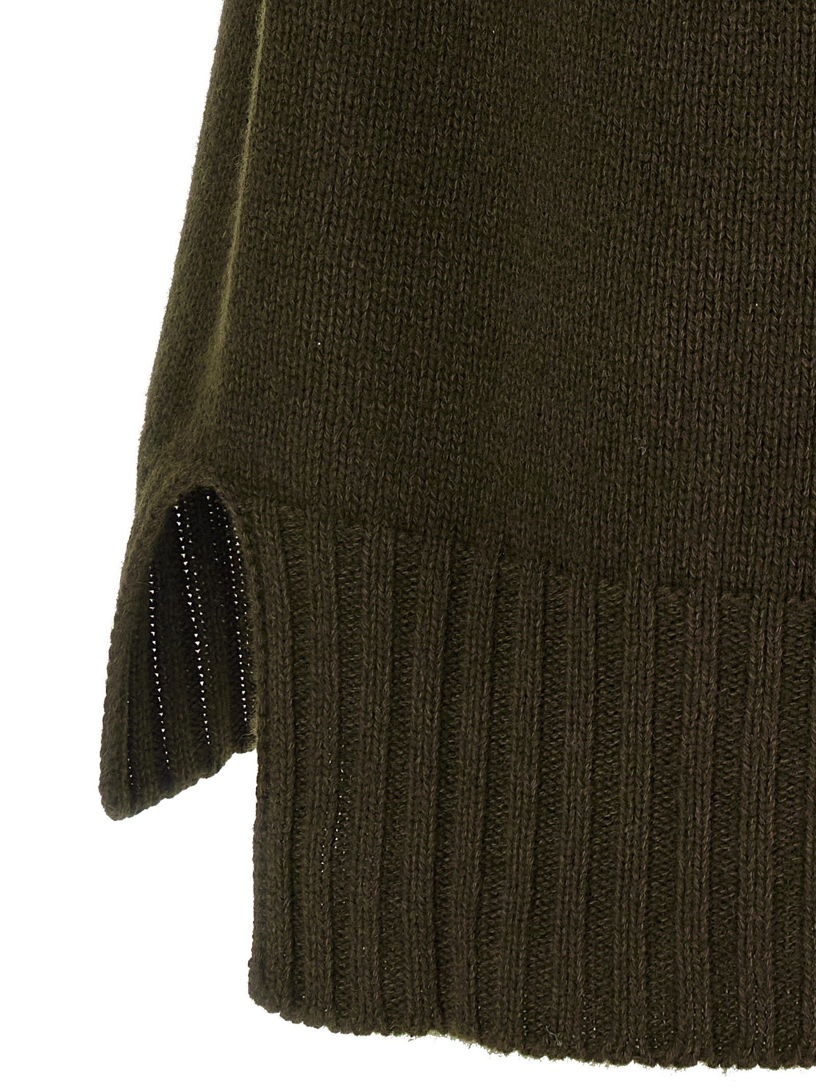 Bicolor Cashmere Cardigan