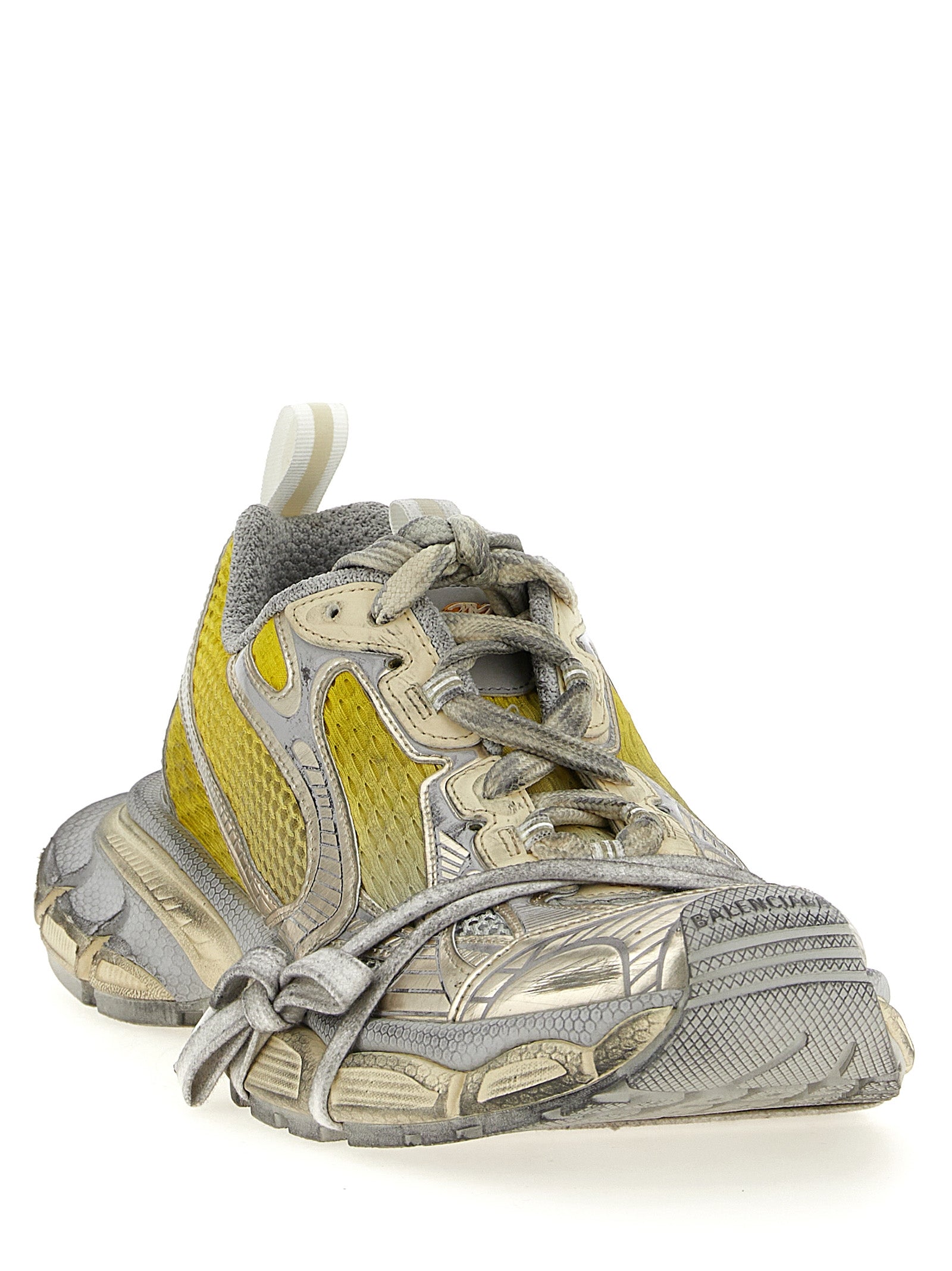 Bicolor Polyethylene Athletic Sneakers
