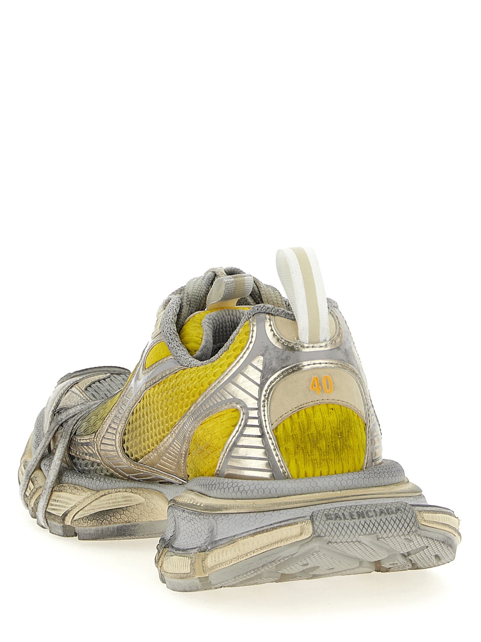 Bicolor Polyethylene Athletic Sneakers