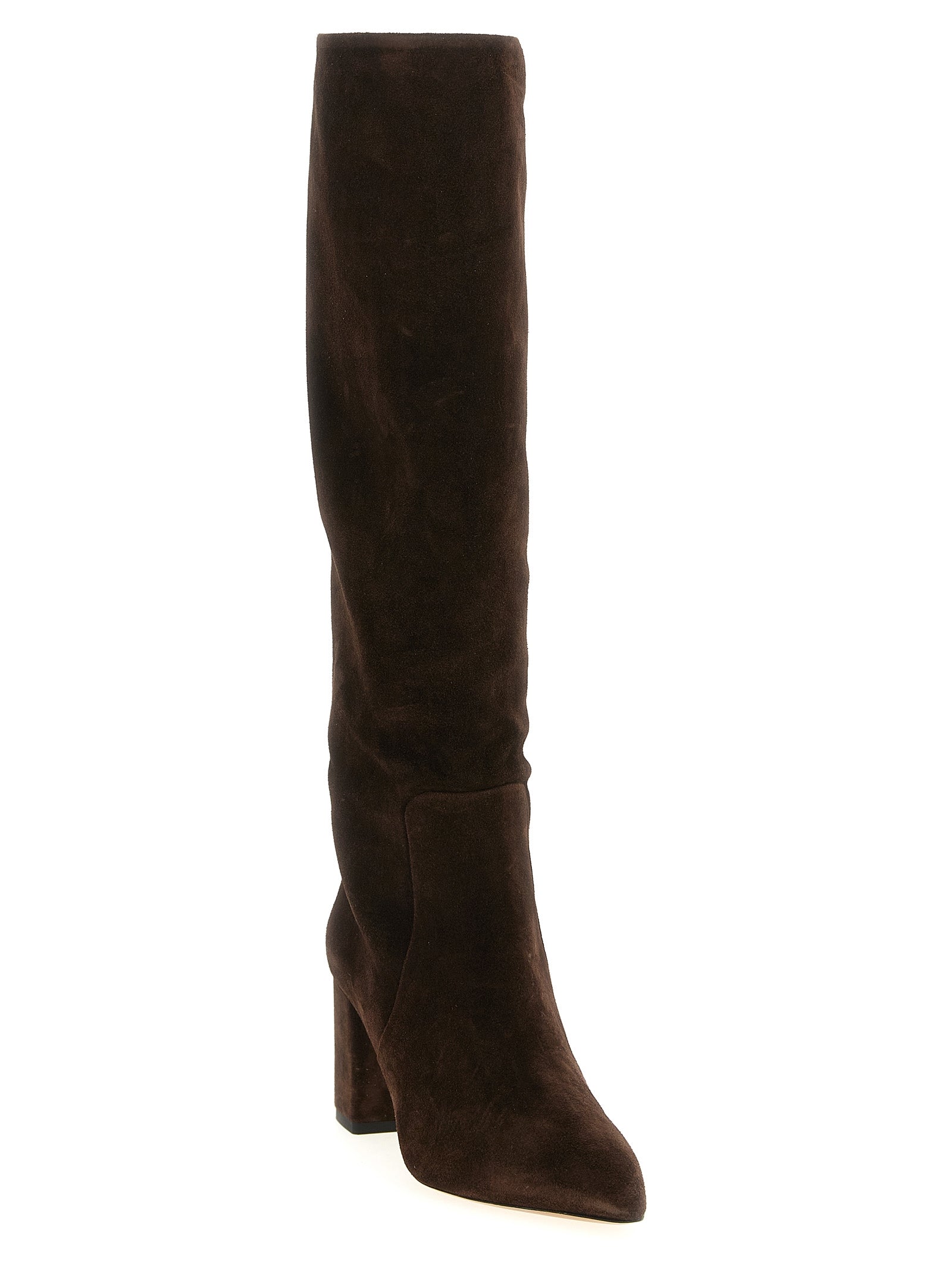 Brown Calfskin Over The Knee