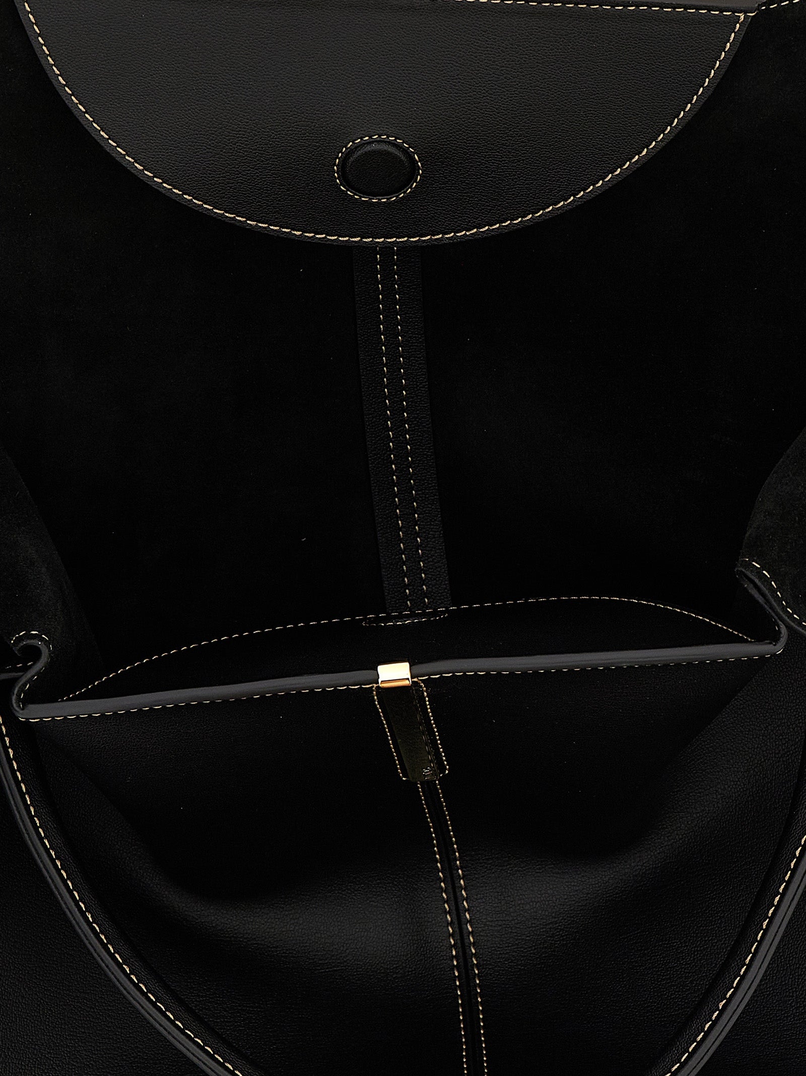 Black Calfskin Tote Bag