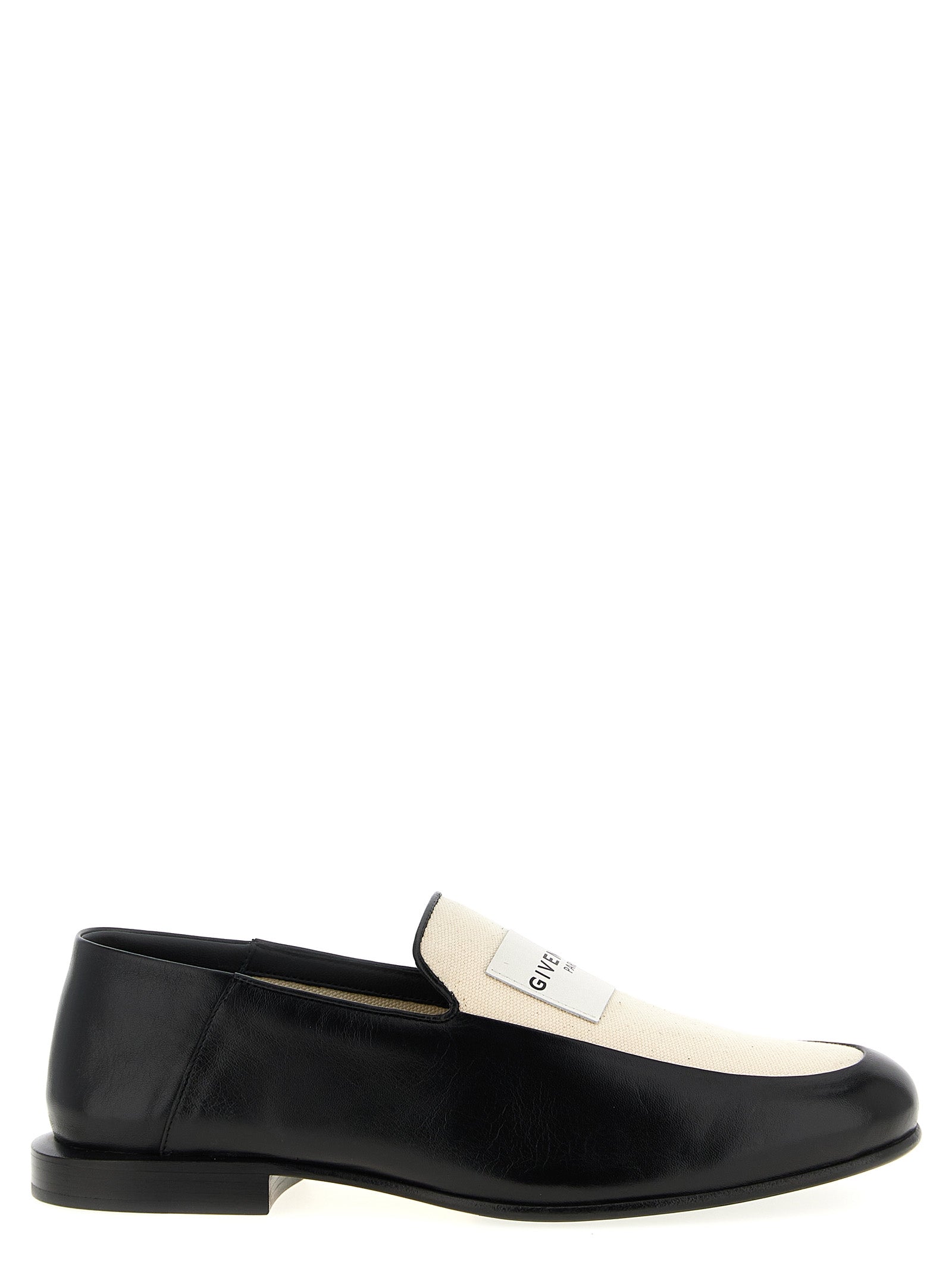 Black Lamb Leather Slip-On Loafers