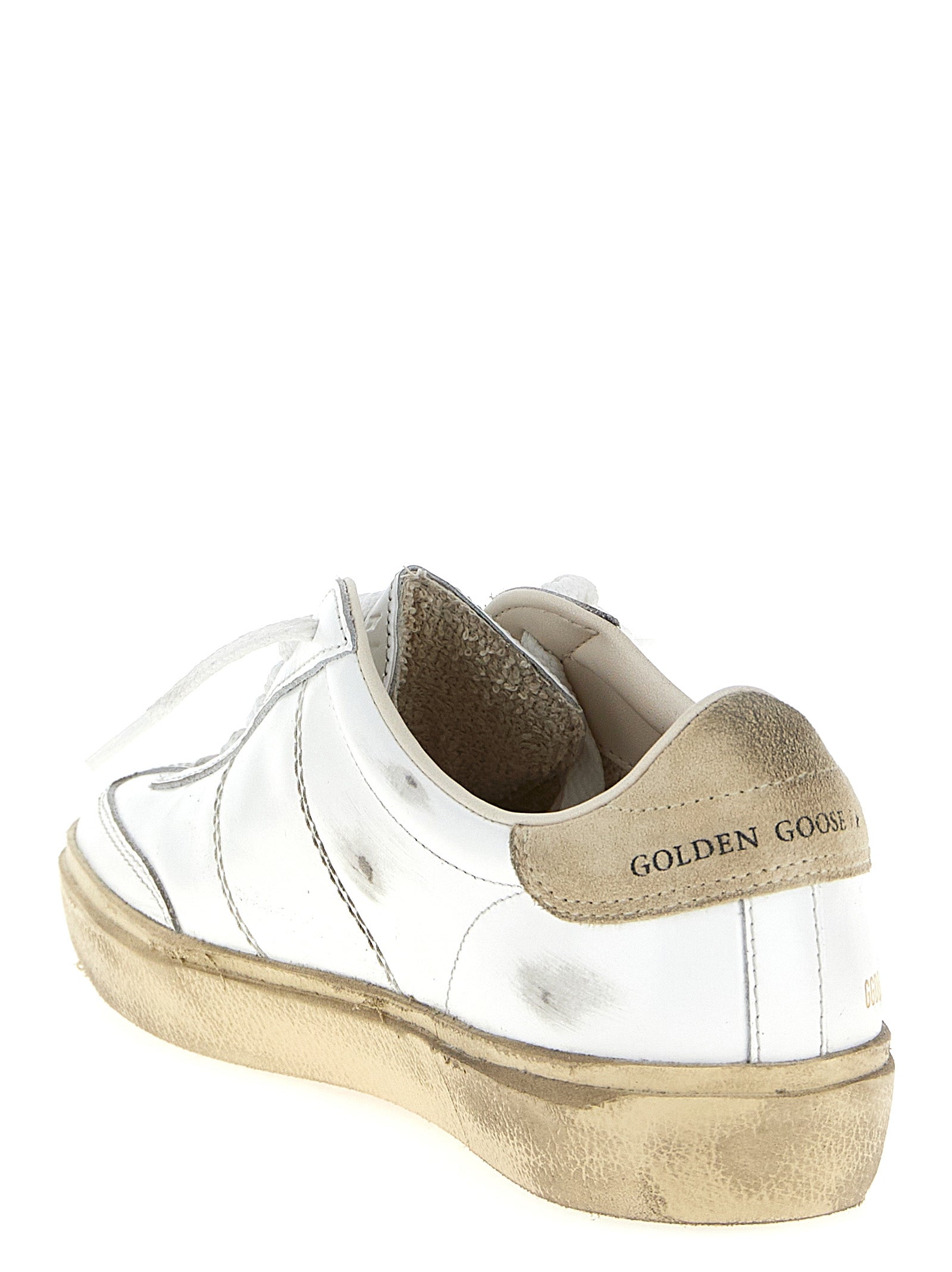 White Cowhide Sneakers