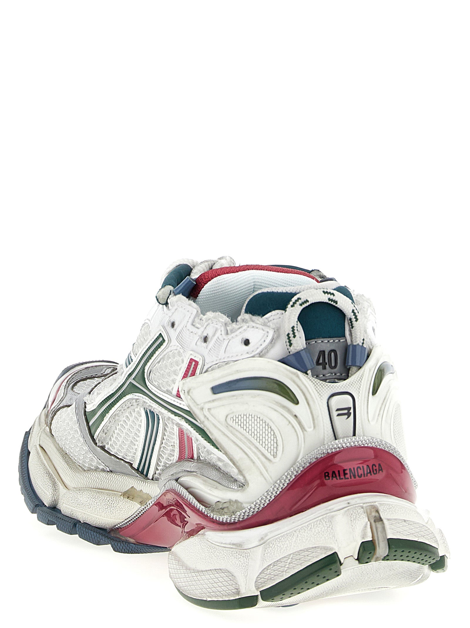Multicolor Polyethylene Athletic Sneakers