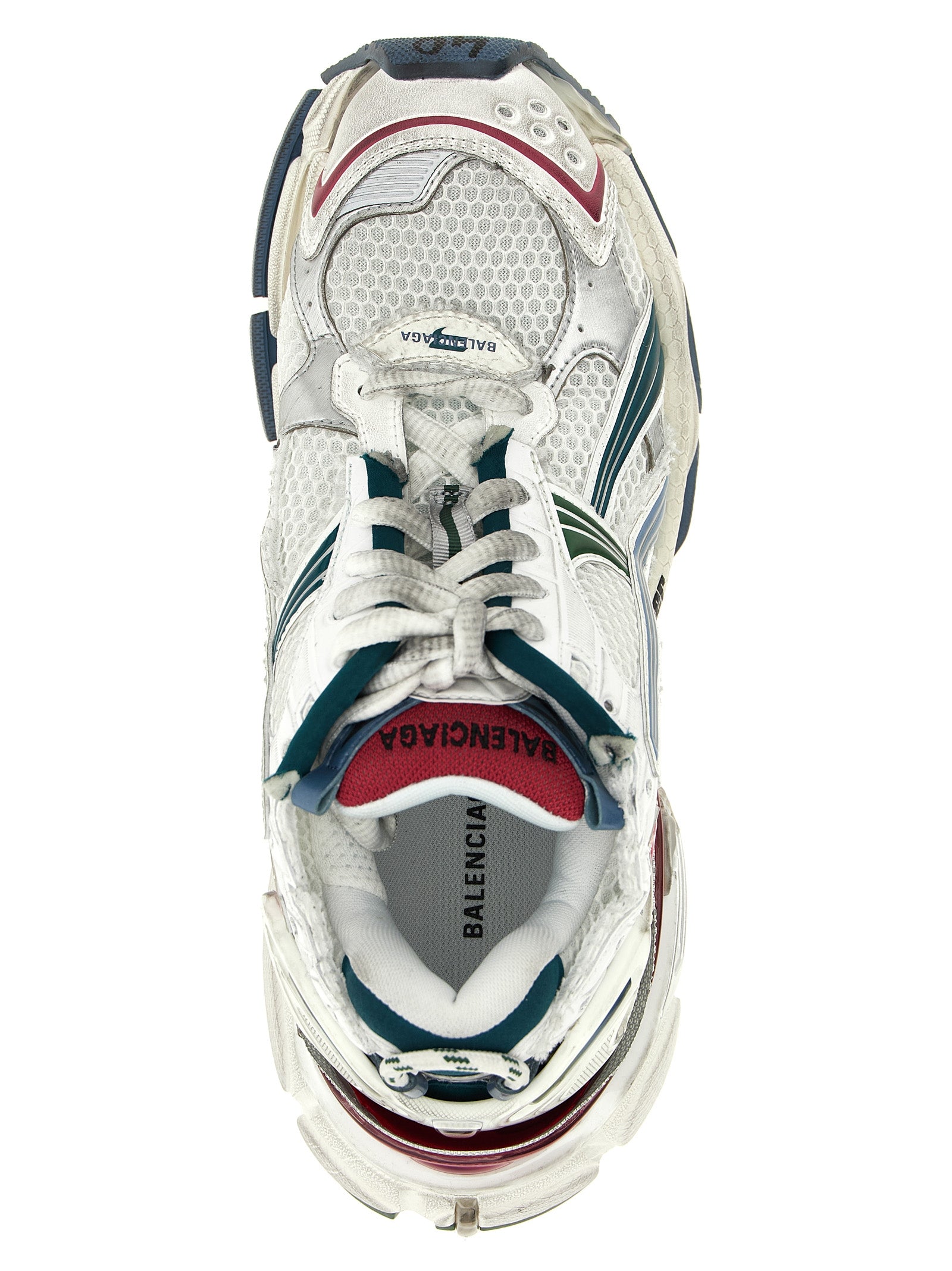 Multicolor Polyethylene Athletic Sneakers