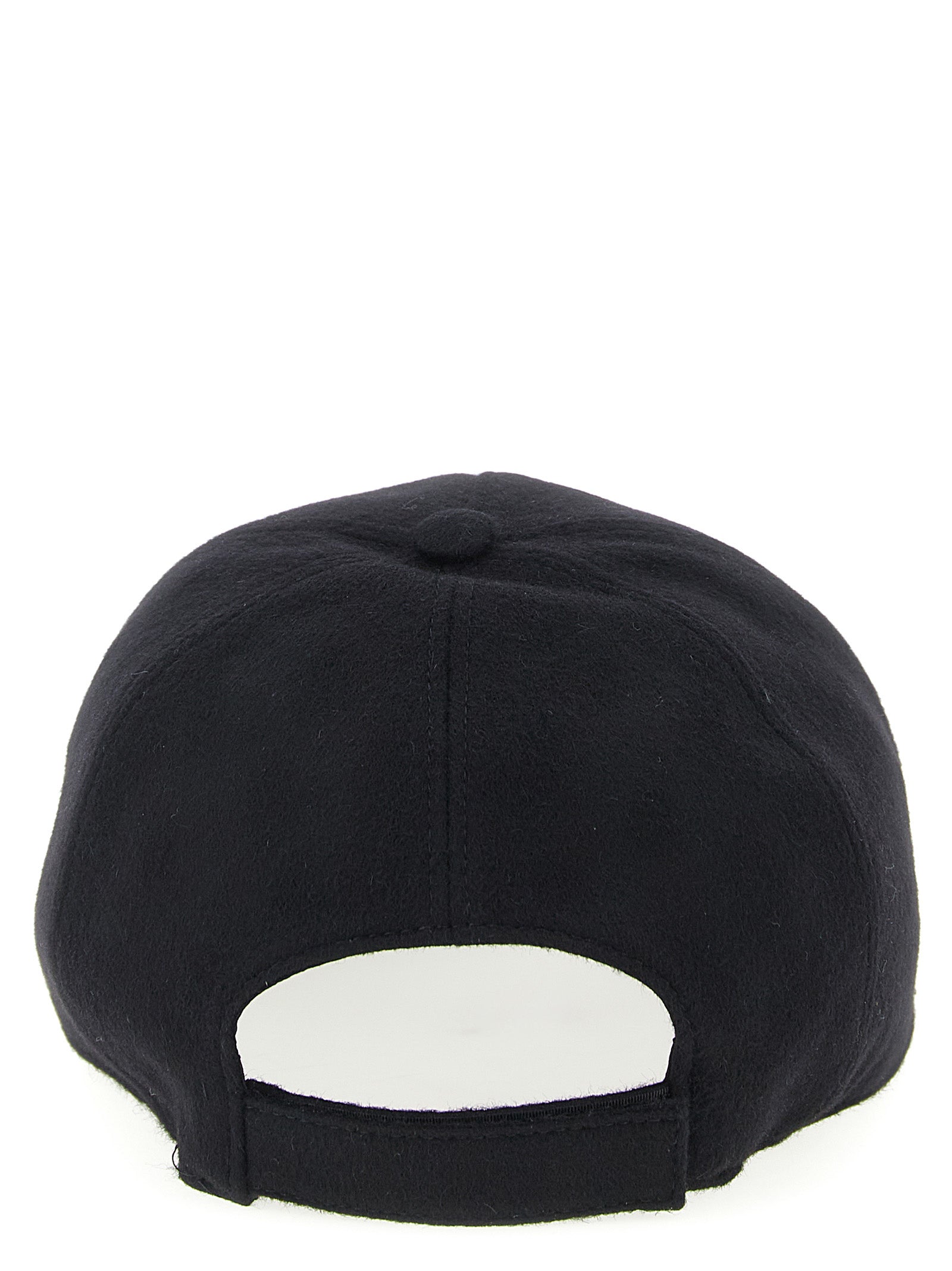 Black Wool Cap (Baseball Hat)