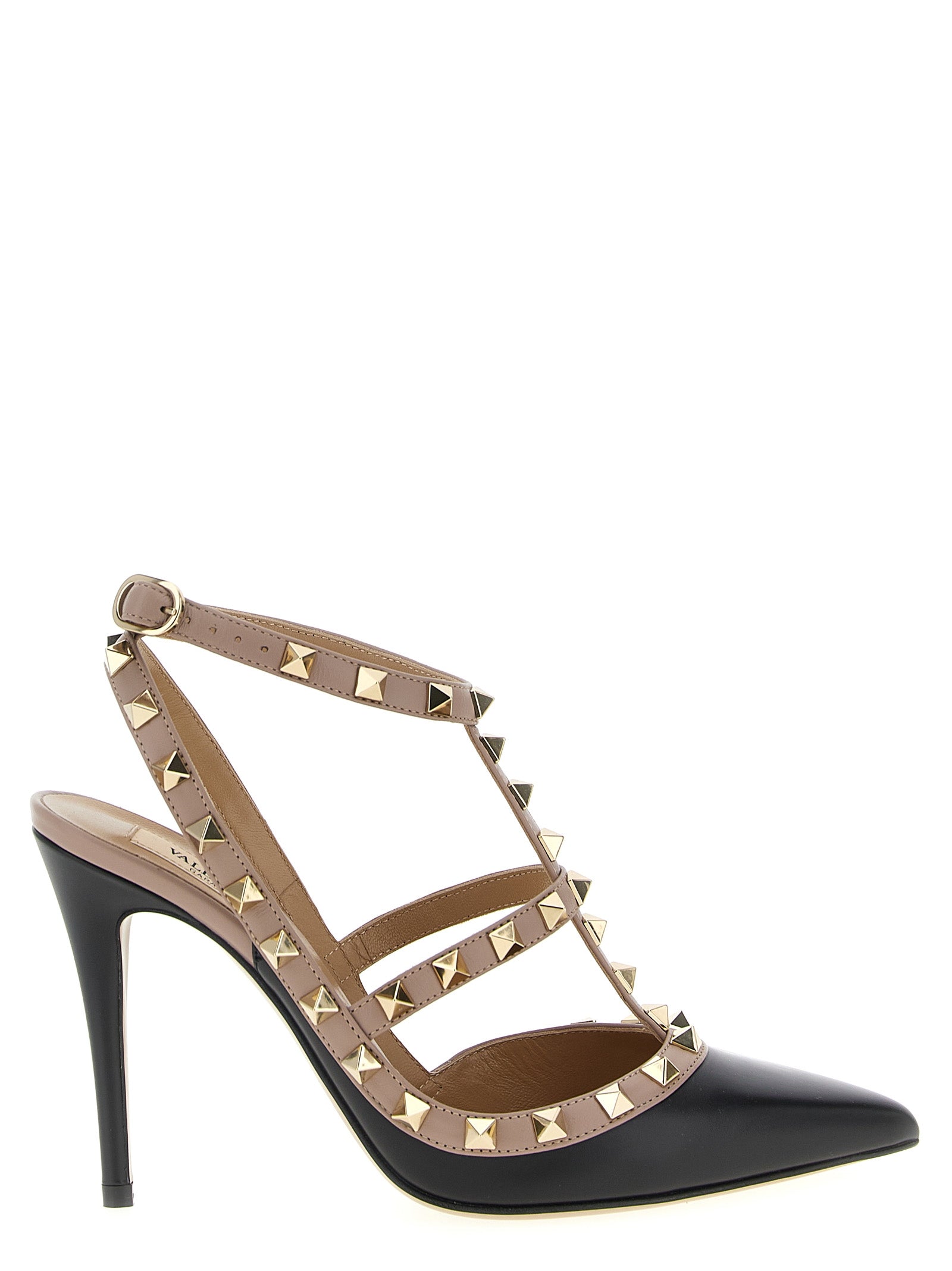 Black Lamb Leather High Heel Pumps