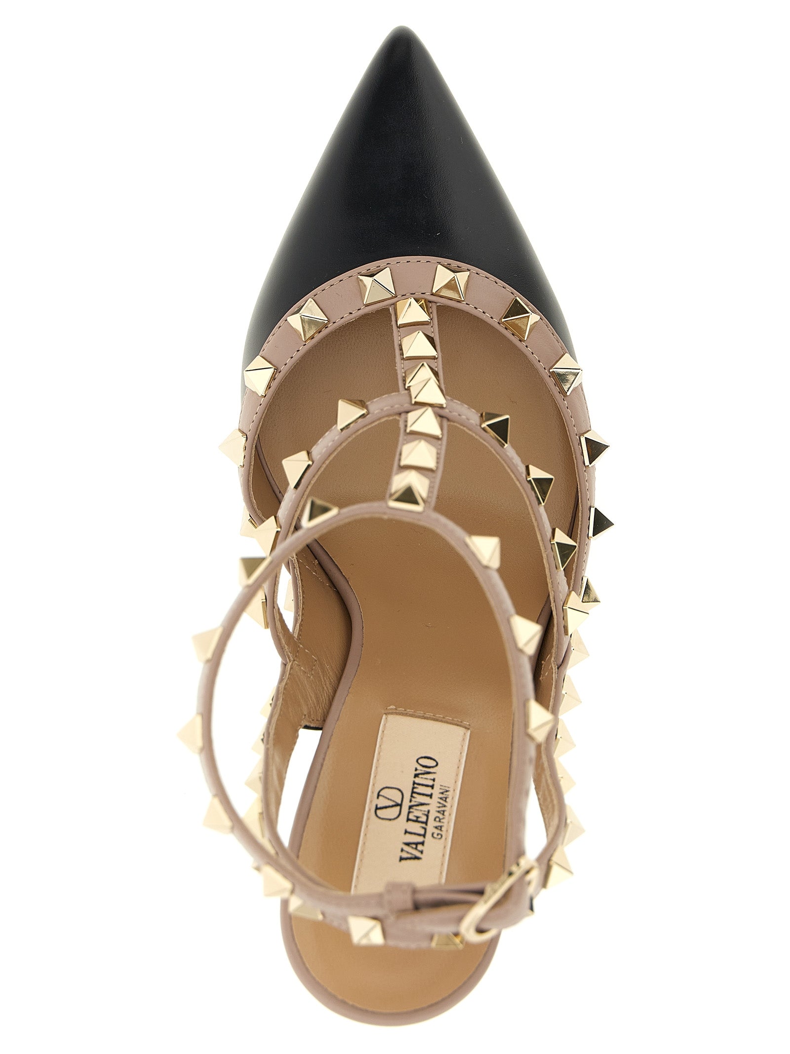 Black Lamb Leather High Heel Pumps
