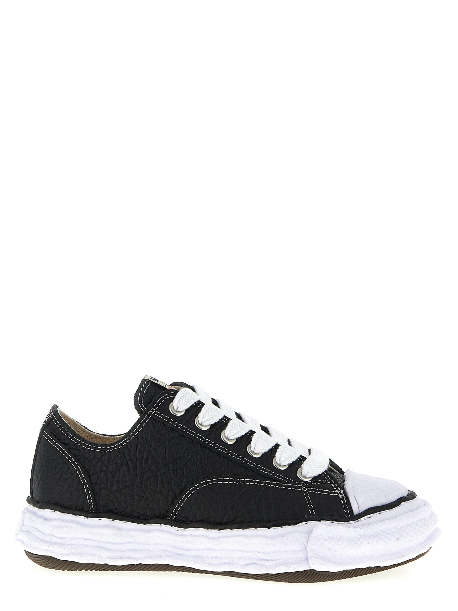 Bicolor Cowhide Sneakers