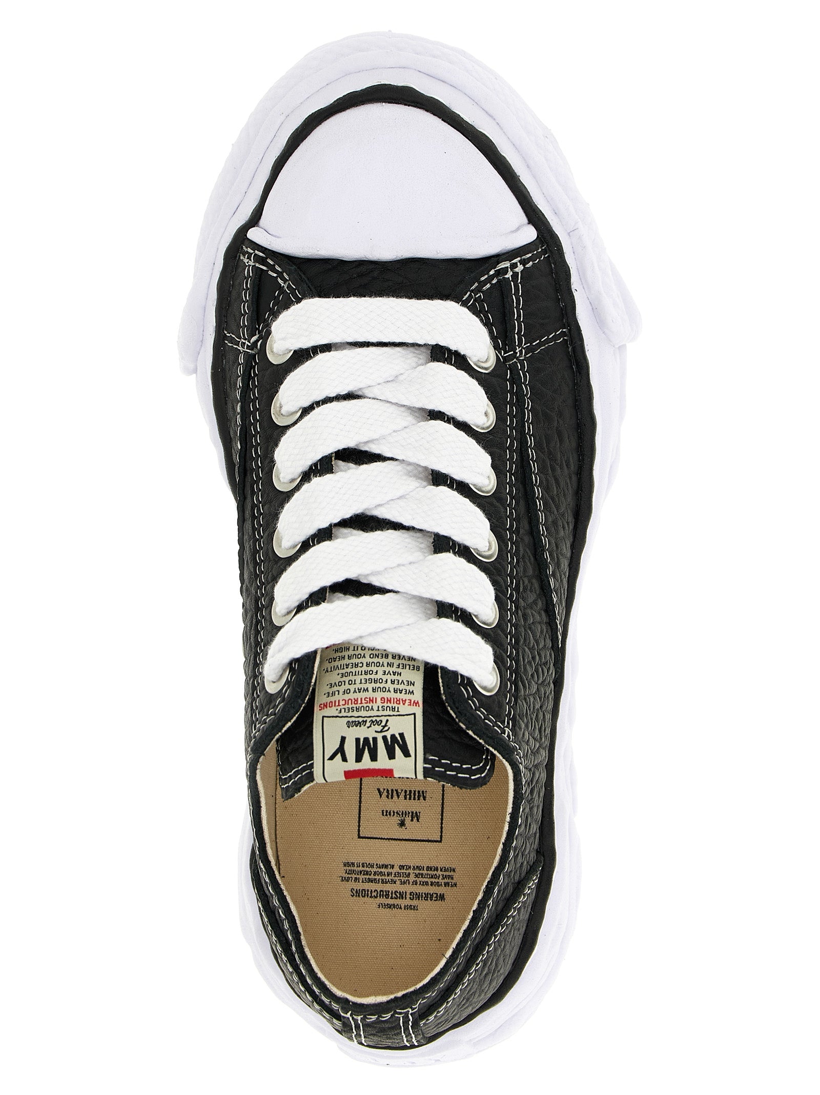 Bicolor Cowhide Sneakers