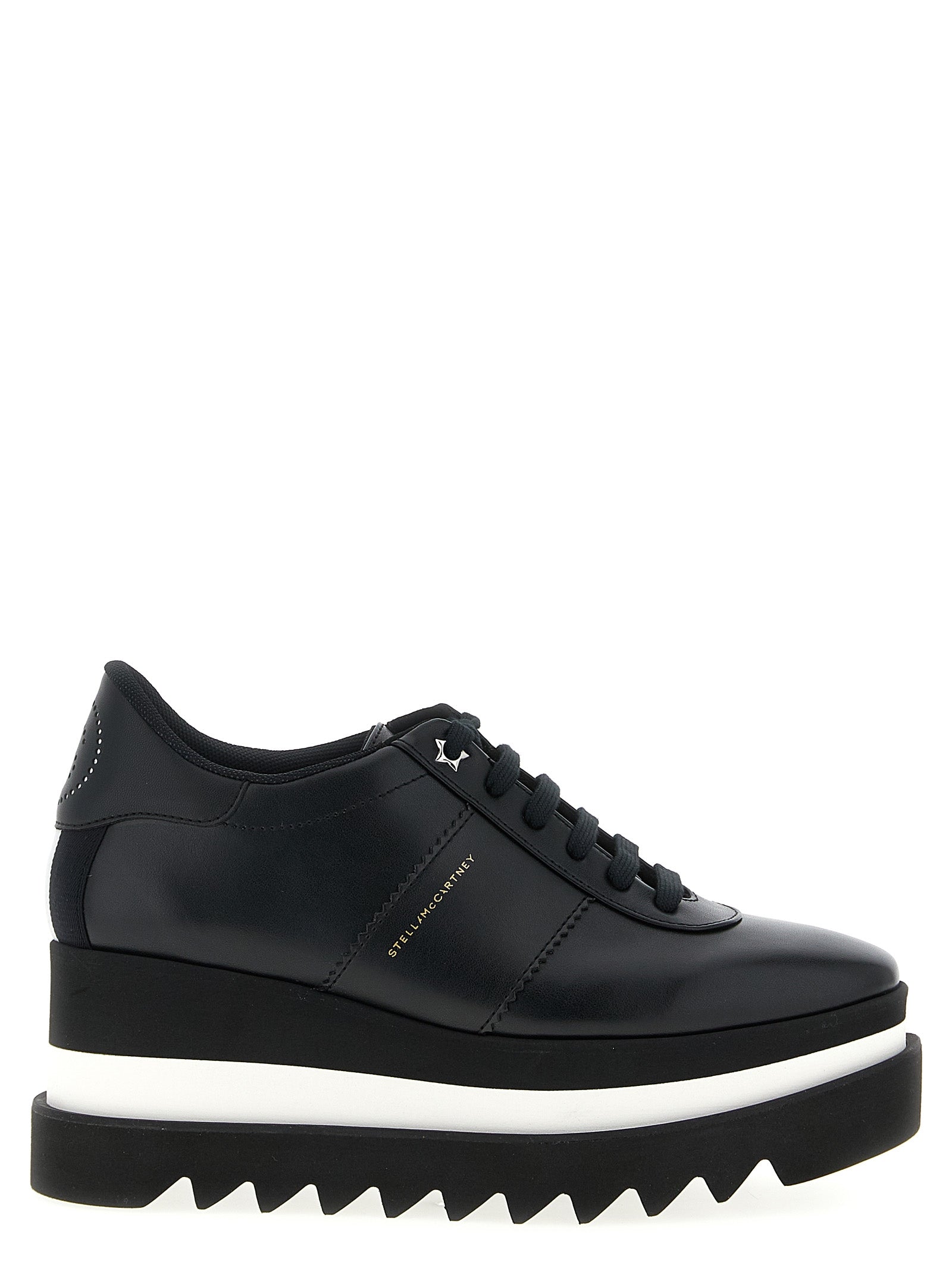 Black Polyethylene Wedge Sandals