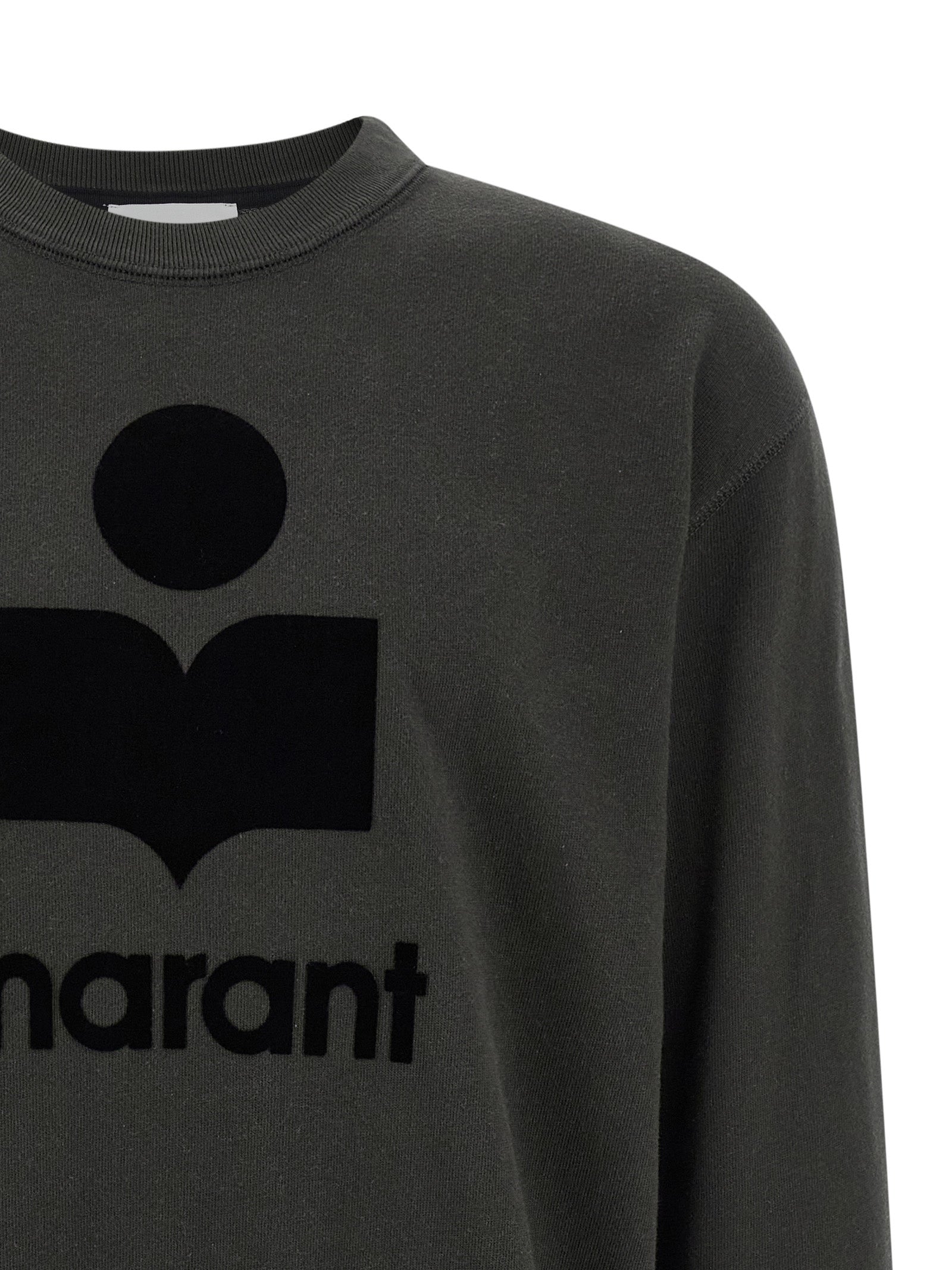 Black Cotton Sweatshirt