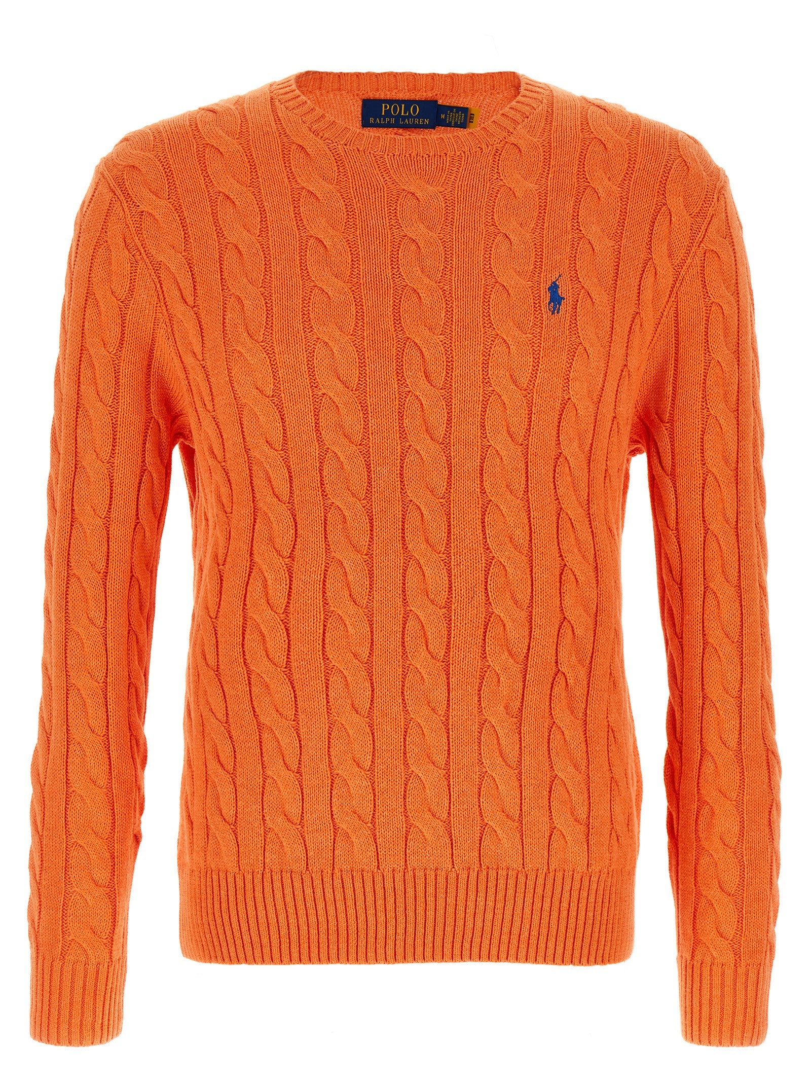 Orange Cotton Cardigan