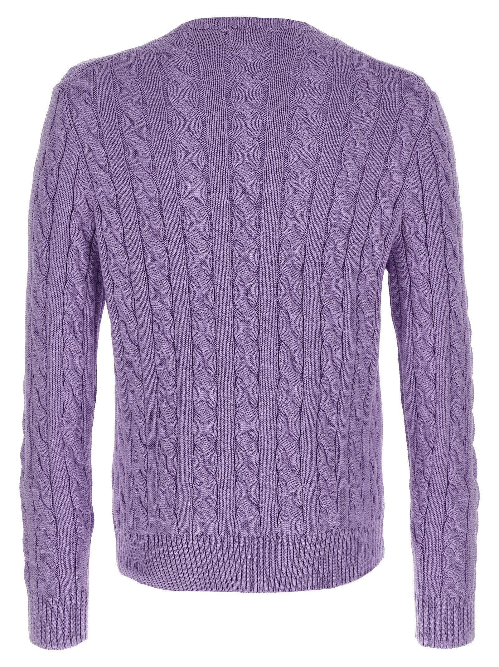 Purple Cotton Cardigan