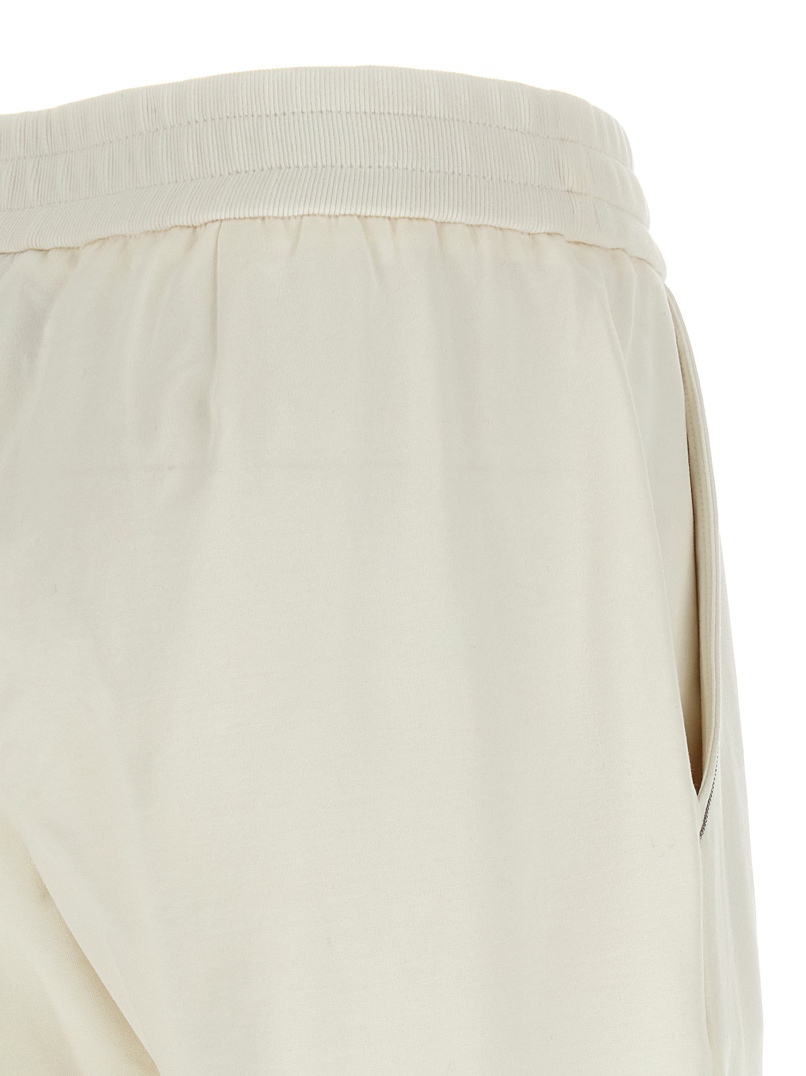 White Cotton Joggers (Workout Pants)