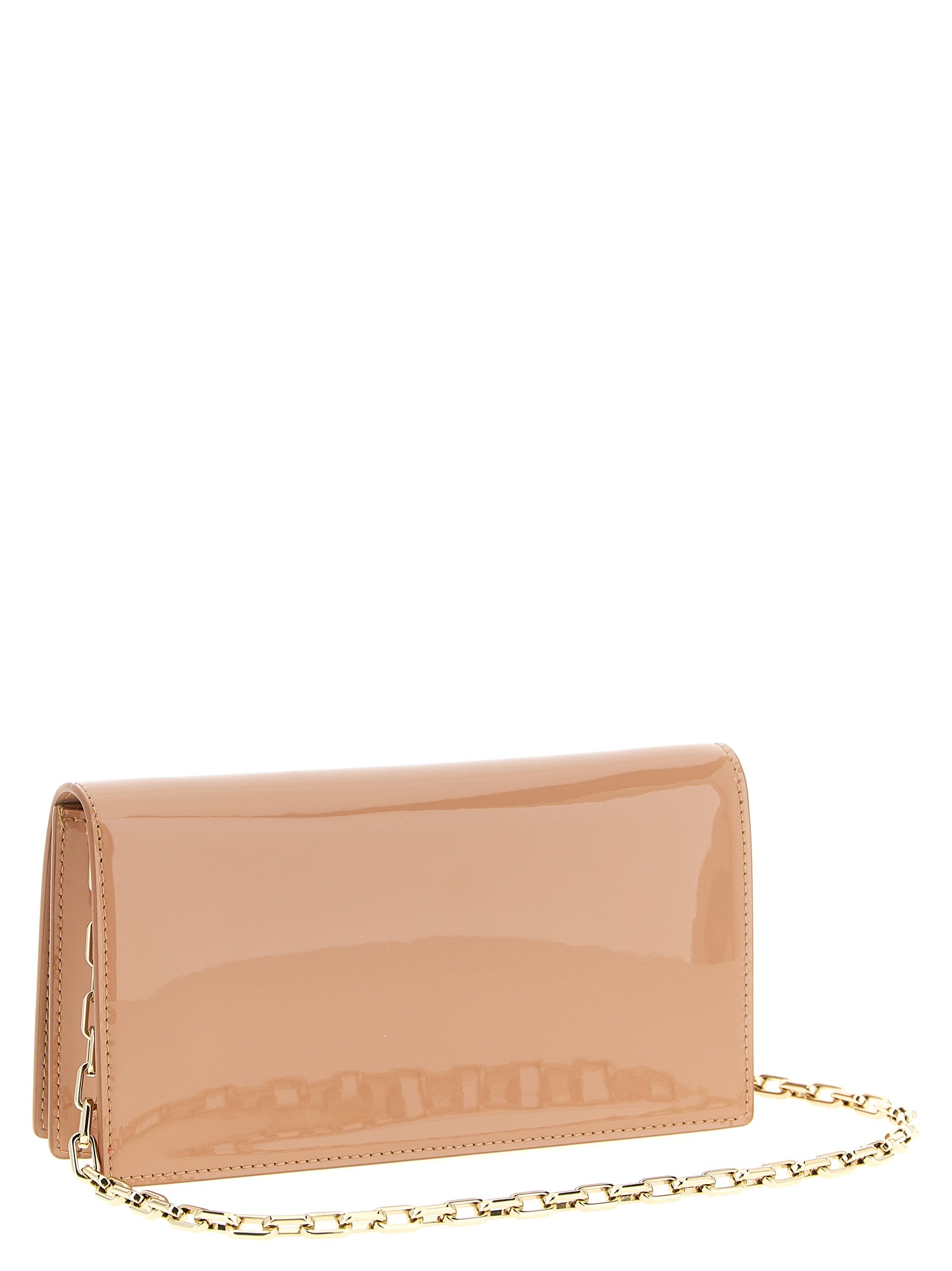 Multicolor Calfskin Clutch Bag
