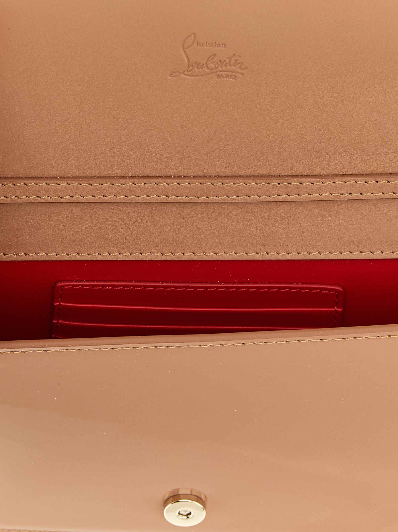 Multicolor Calfskin Clutch Bag