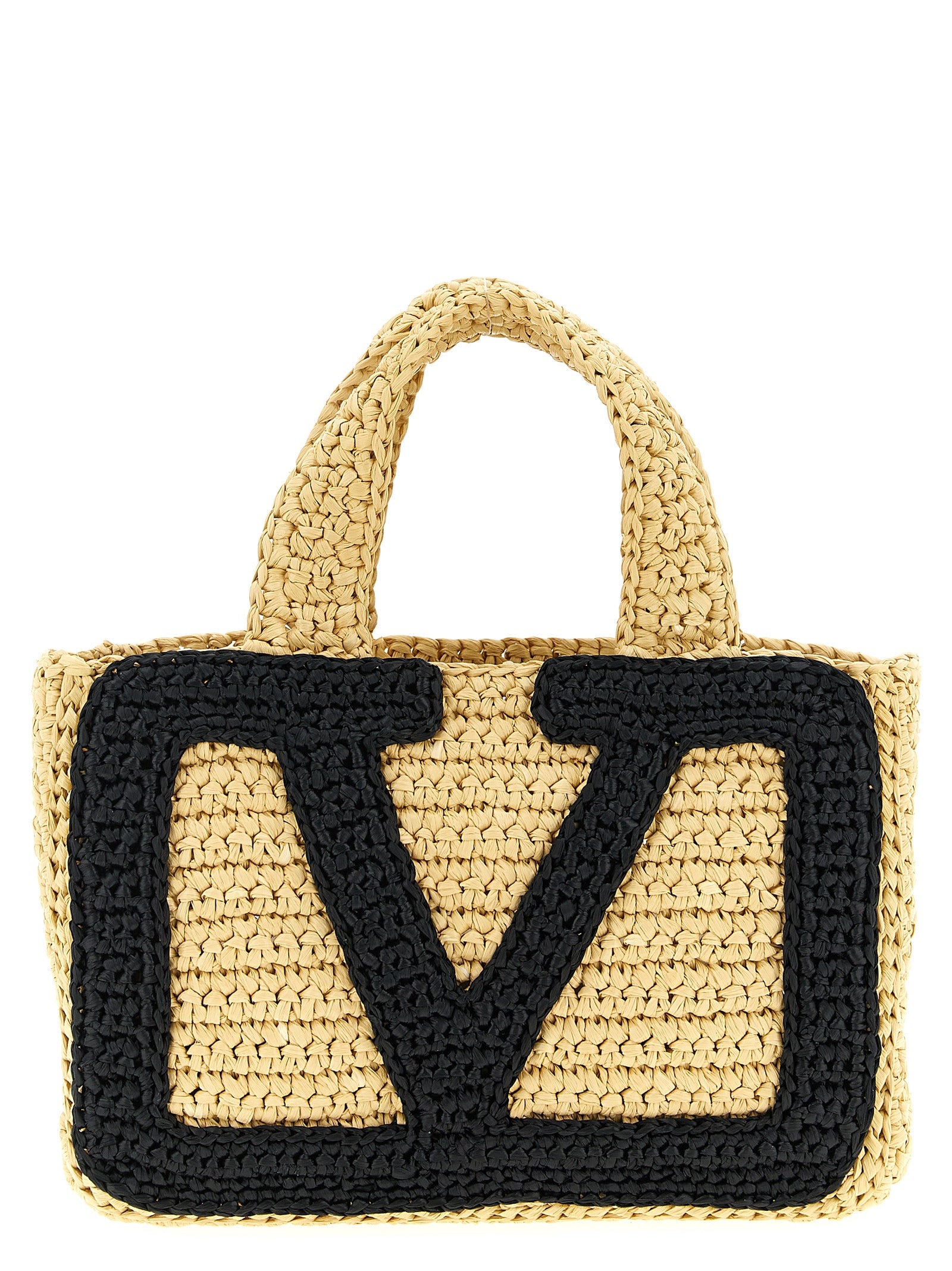 Black Viscose Tote Bag