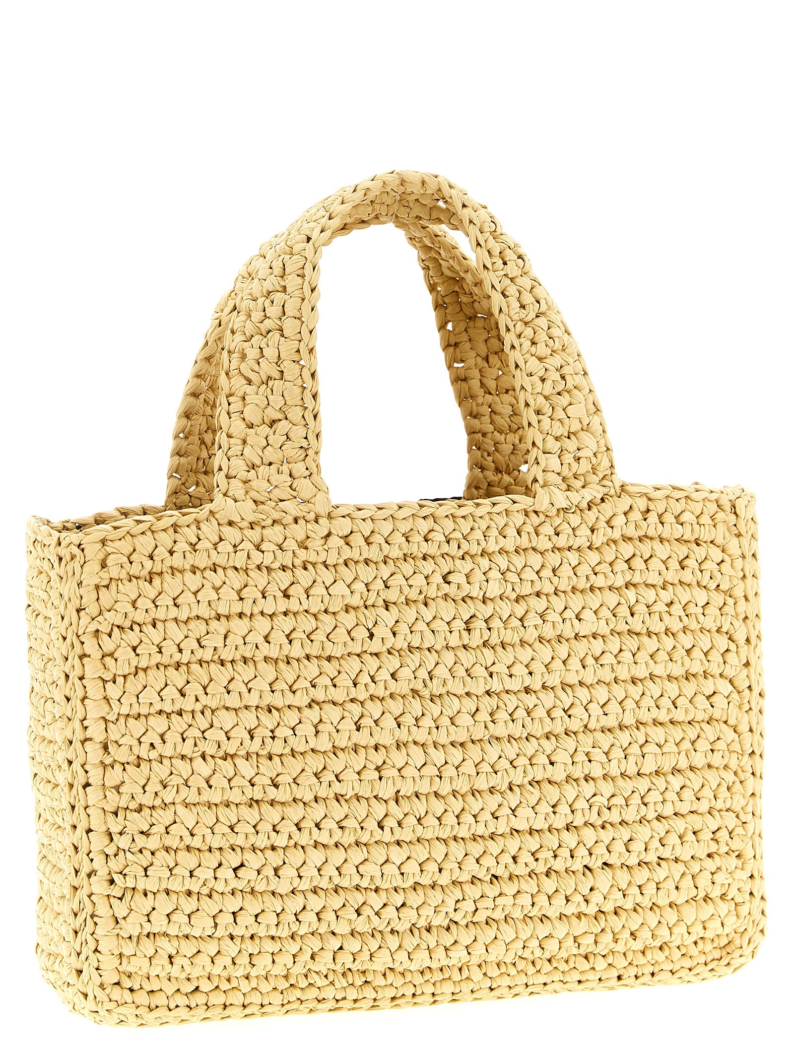 Black Viscose Tote Bag