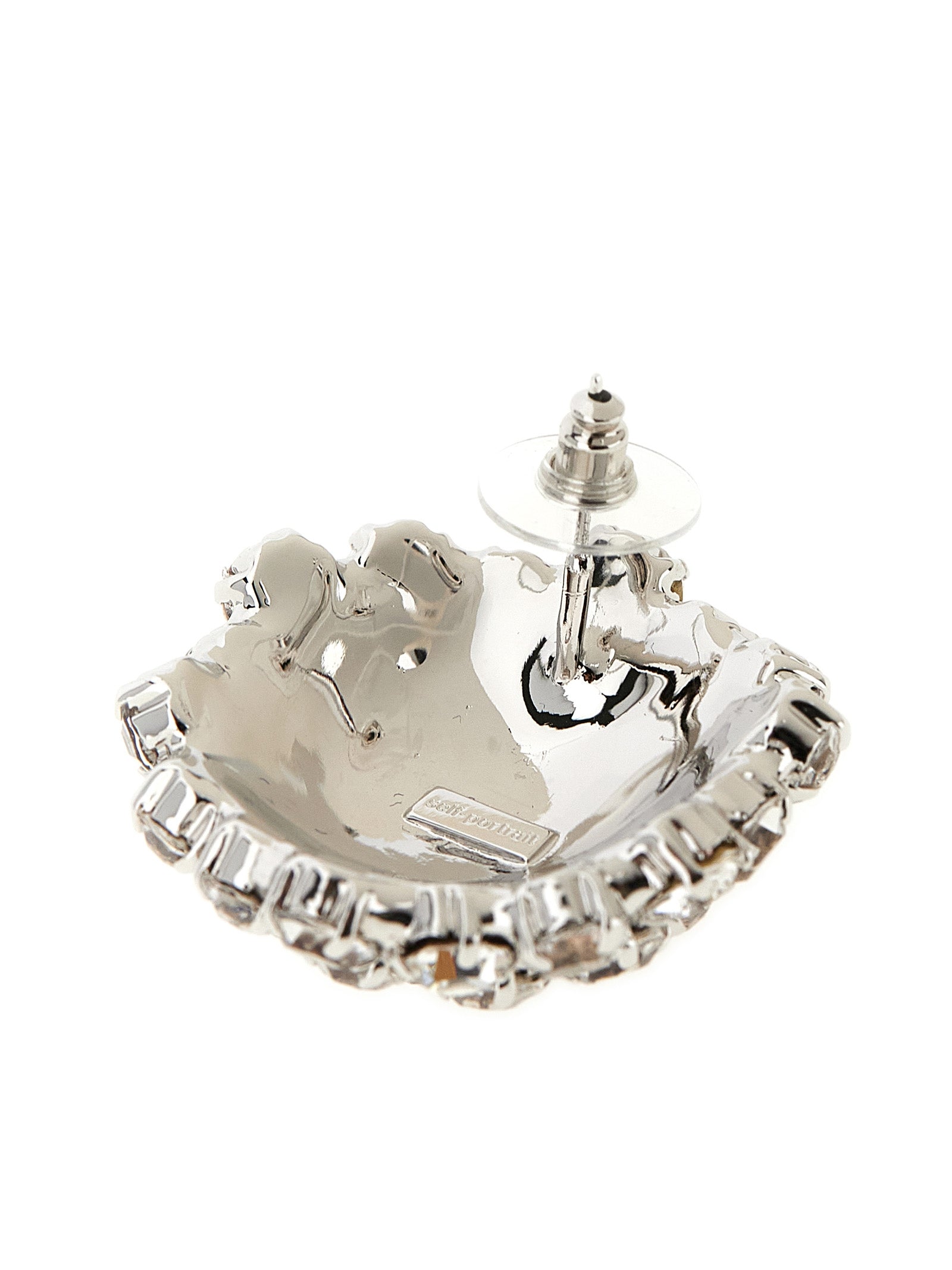 Silver Brass Earrings