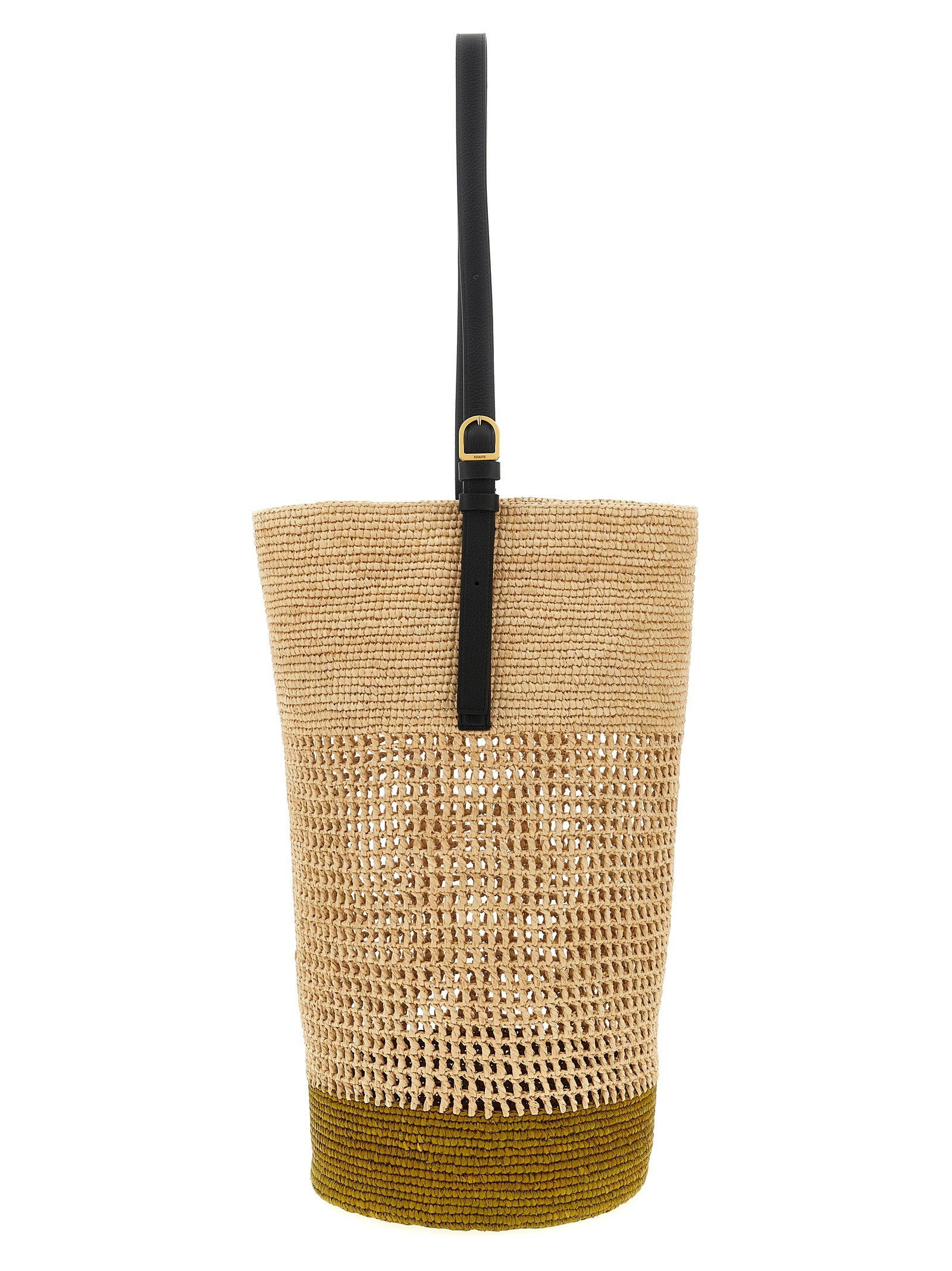 Beige Sisal Shoulder Bag