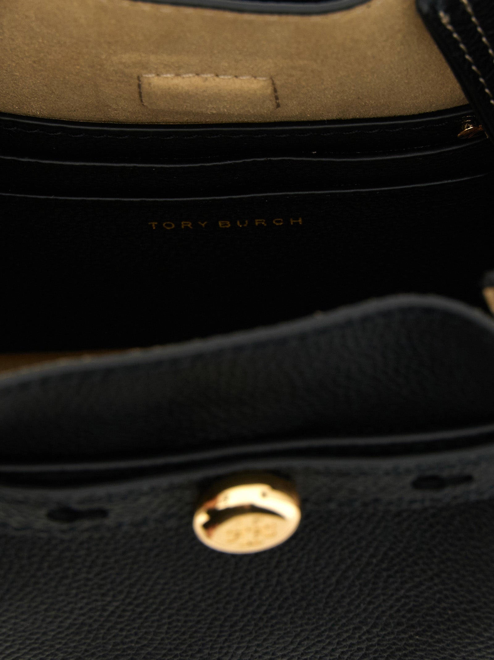 Black Cowhide Crossbody Bag