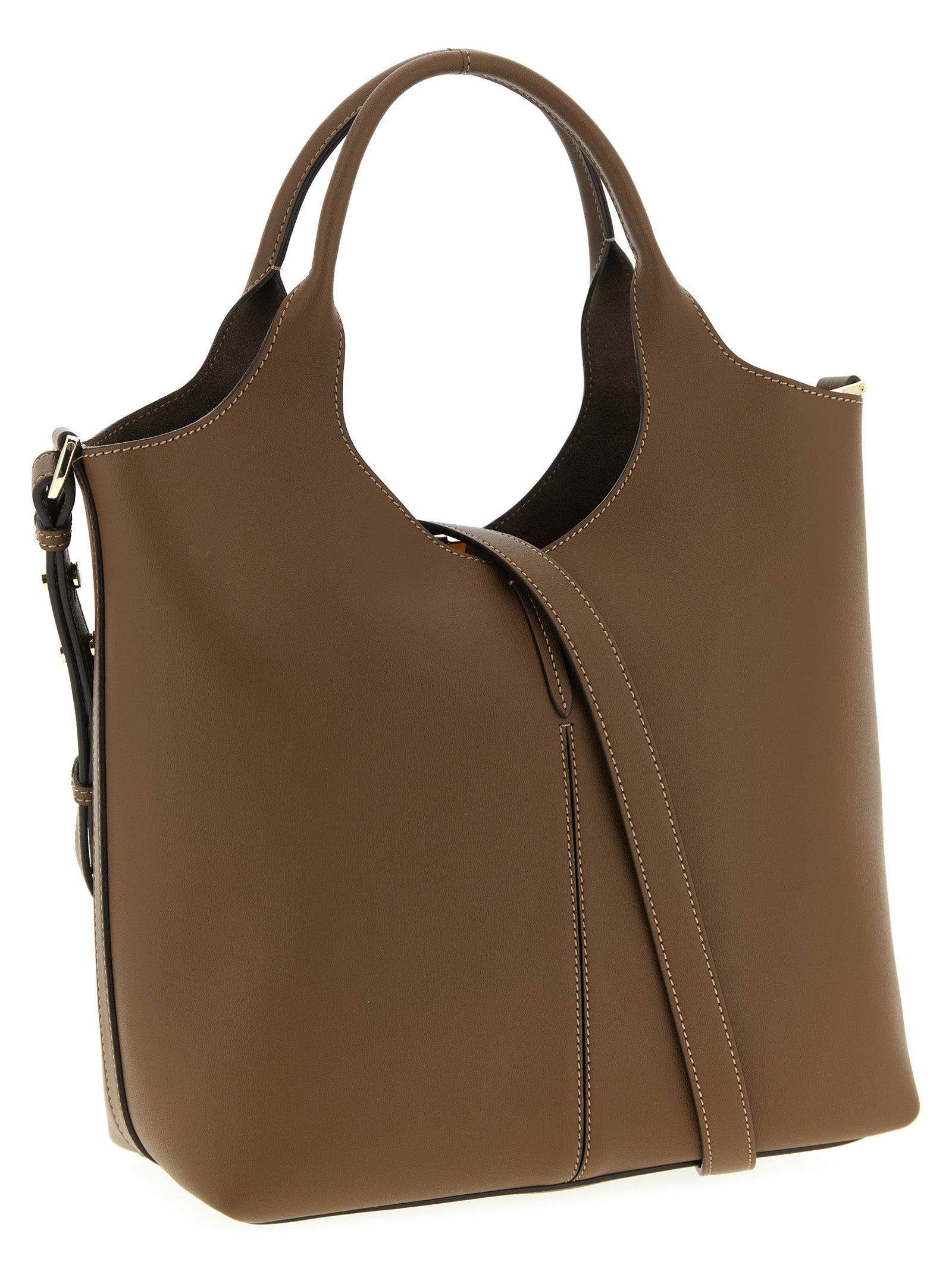 Brown Calfskin Handbag