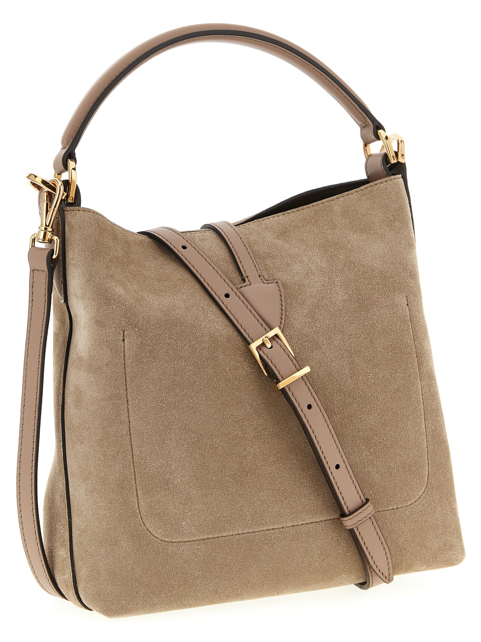 Beige Calfskin Handbag