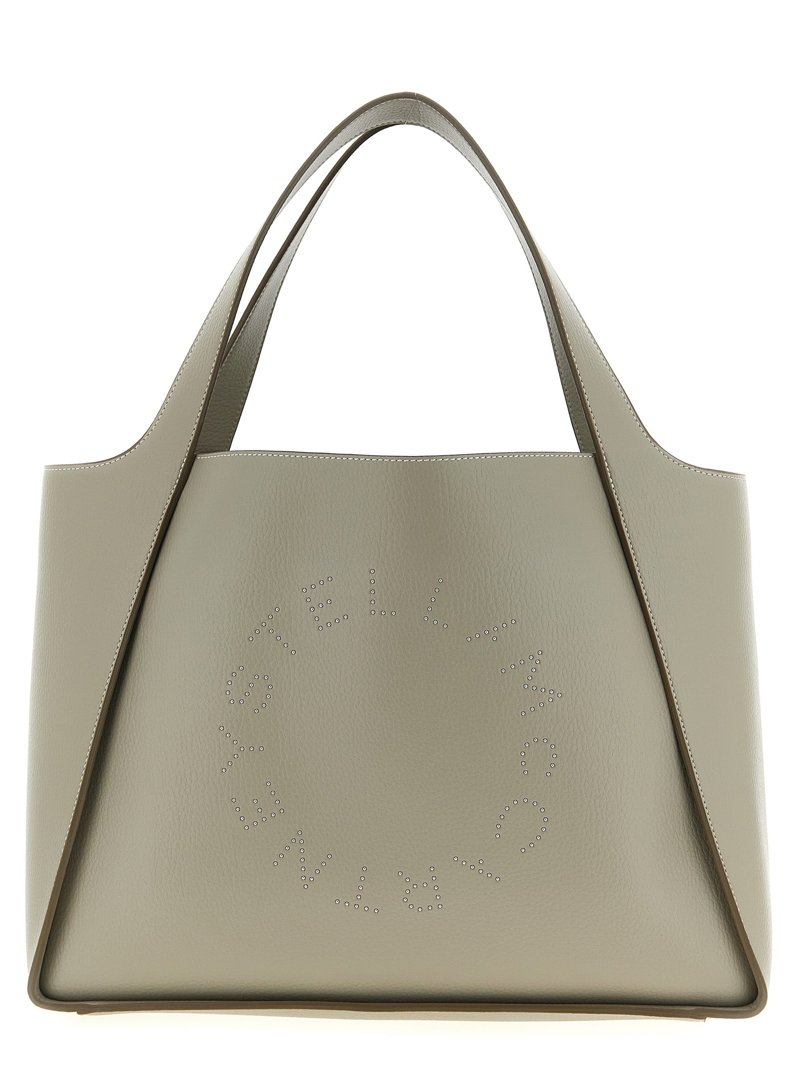 Beige Polyamide Tote Bag