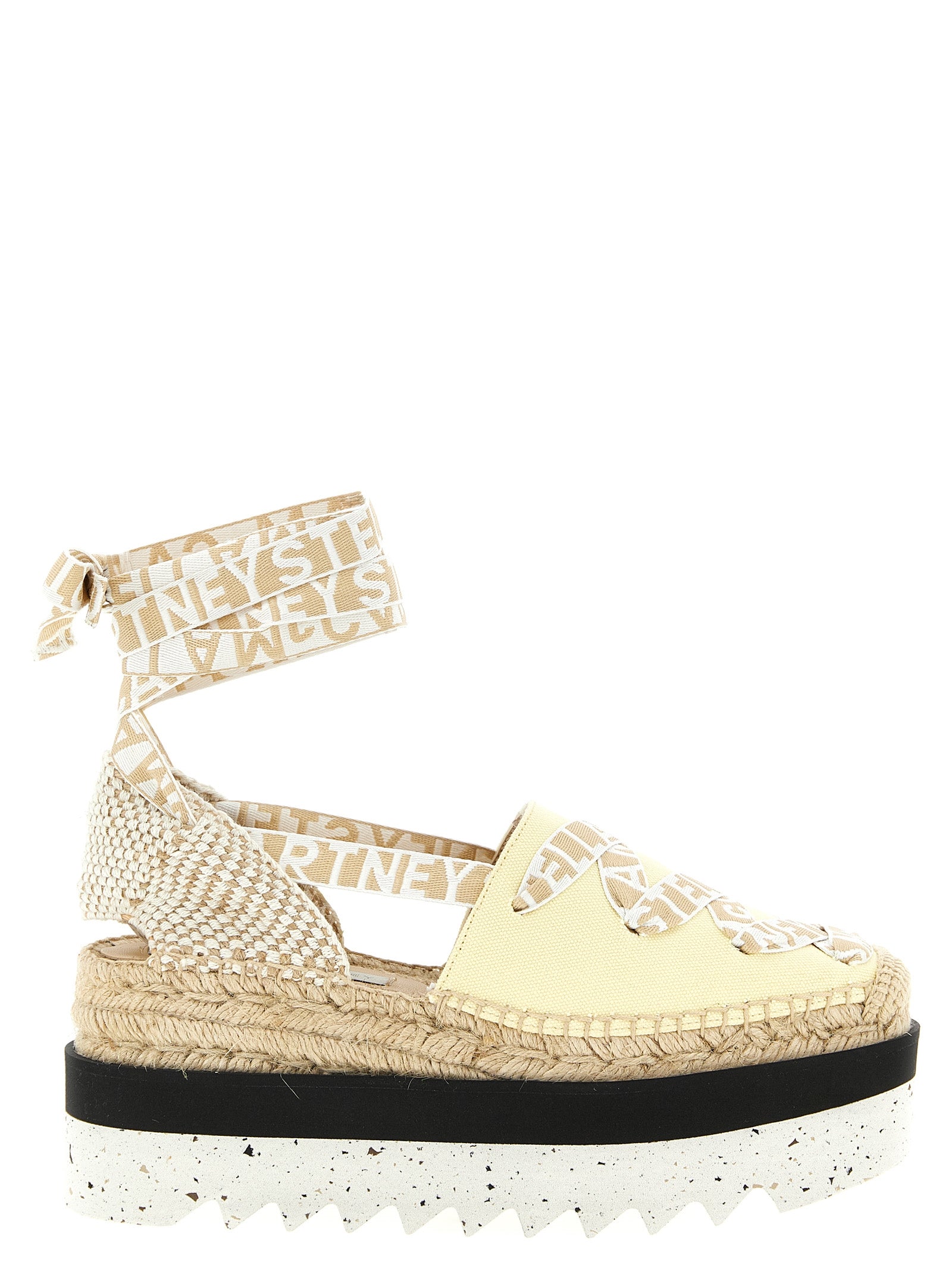 Bicolor Polyethylene Wedge Sandals