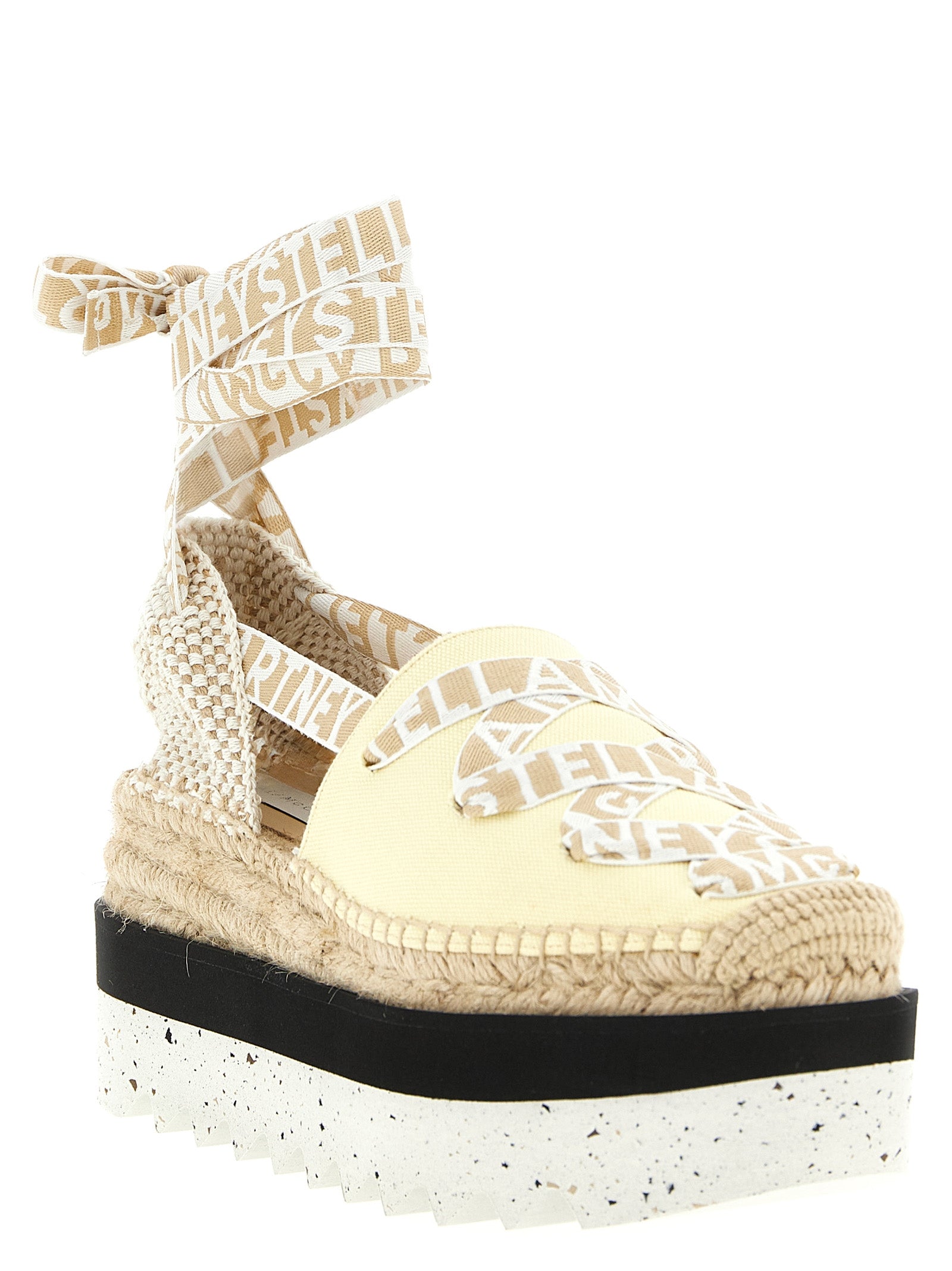 Bicolor Polyethylene Wedge Sandals