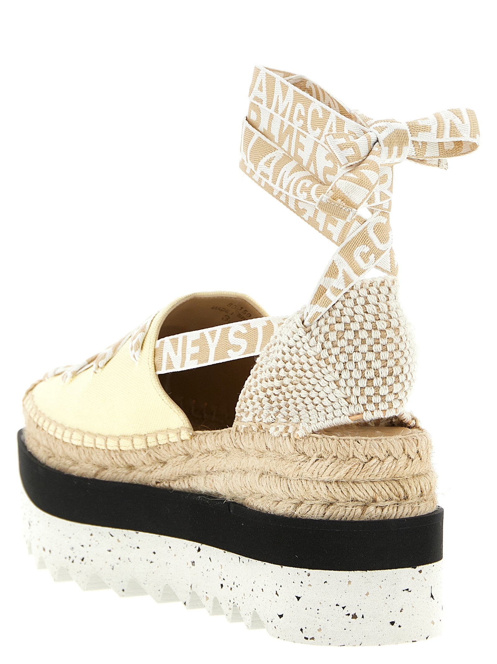 Bicolor Polyethylene Wedge Sandals
