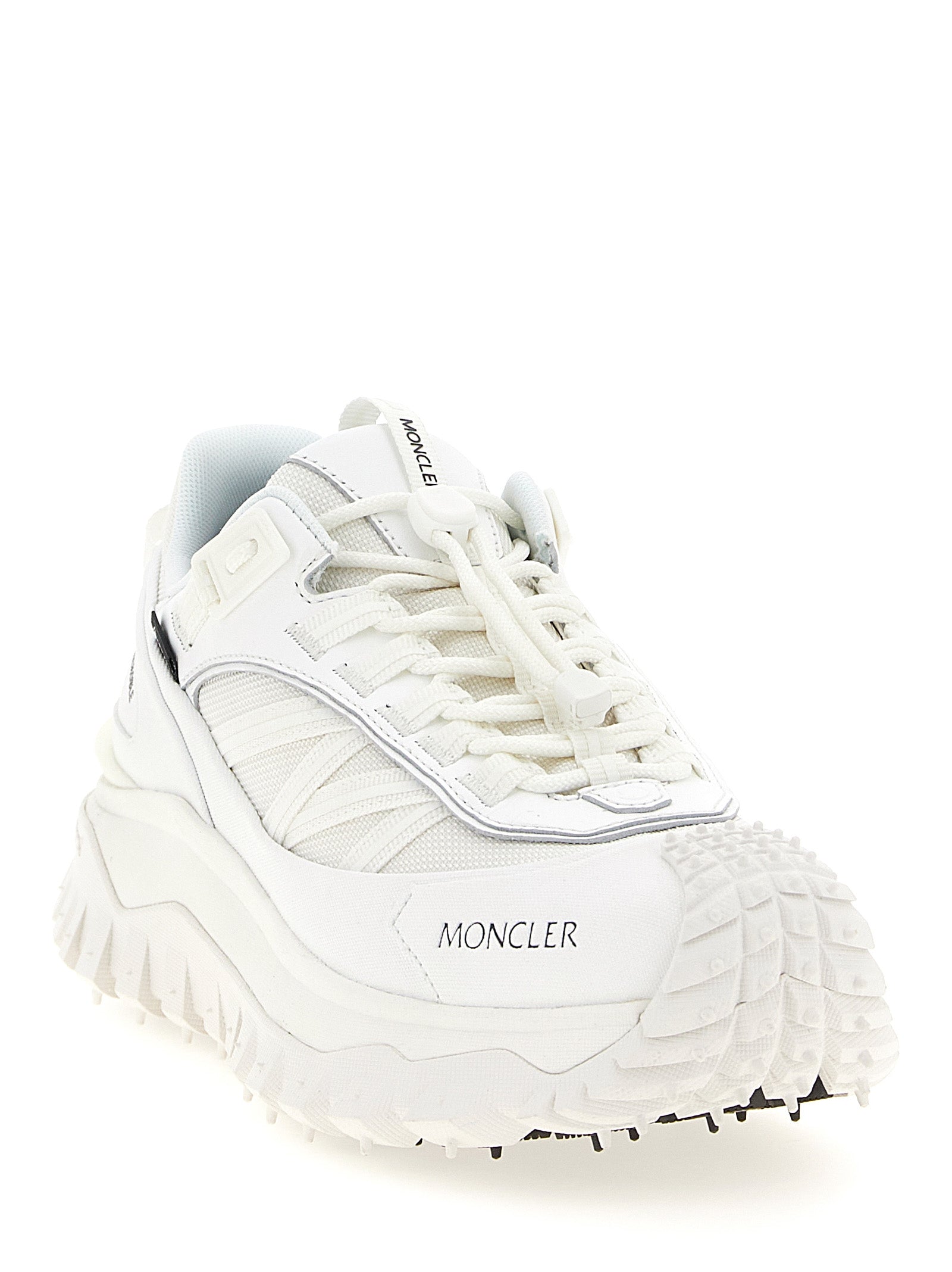 White Polyamide Athletic Sneakers