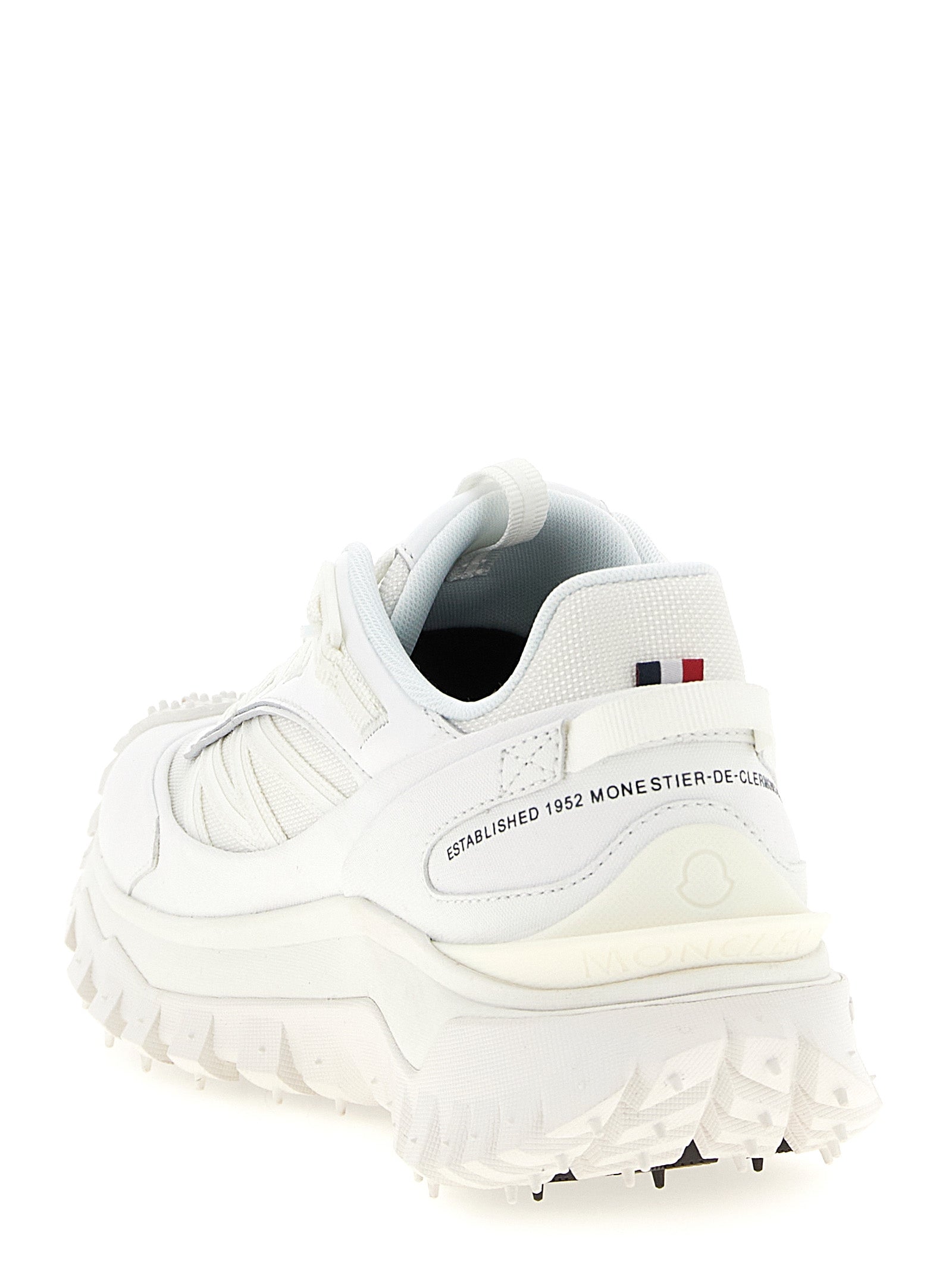 White Polyamide Athletic Sneakers