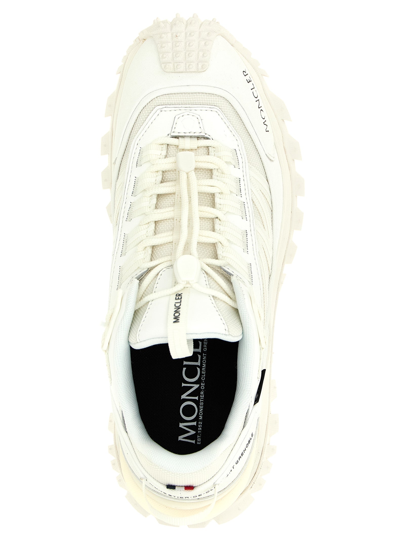 White Polyamide Athletic Sneakers