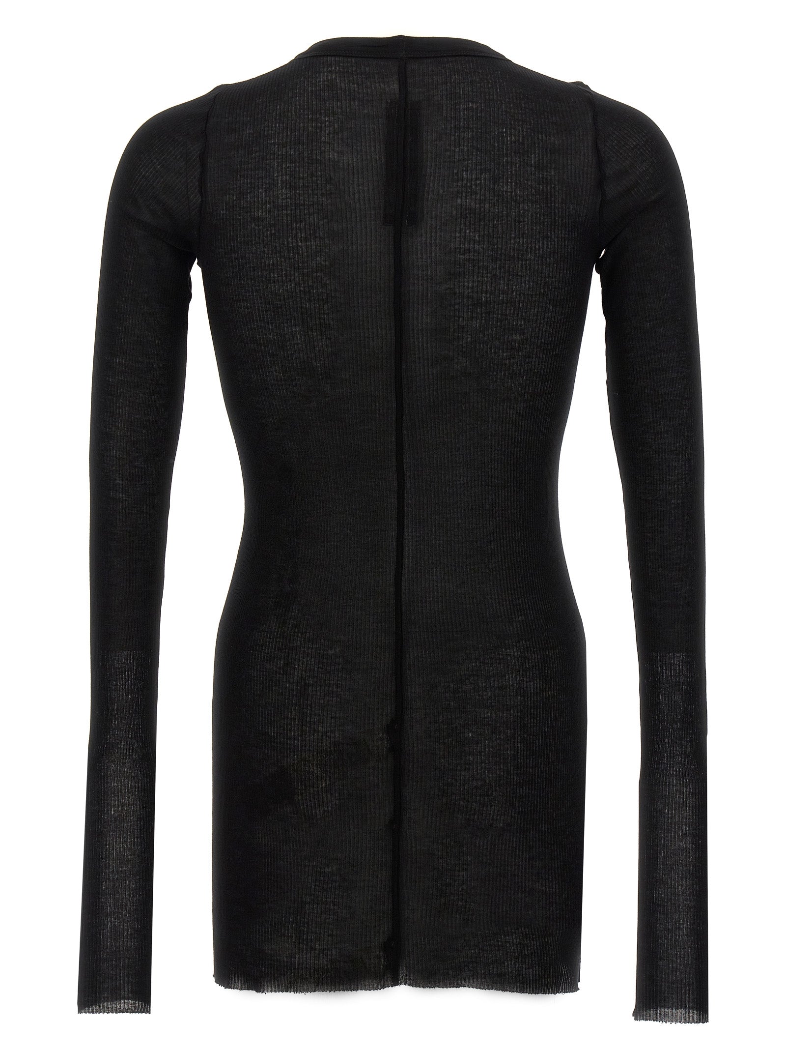 Black Viscose T-Shirt