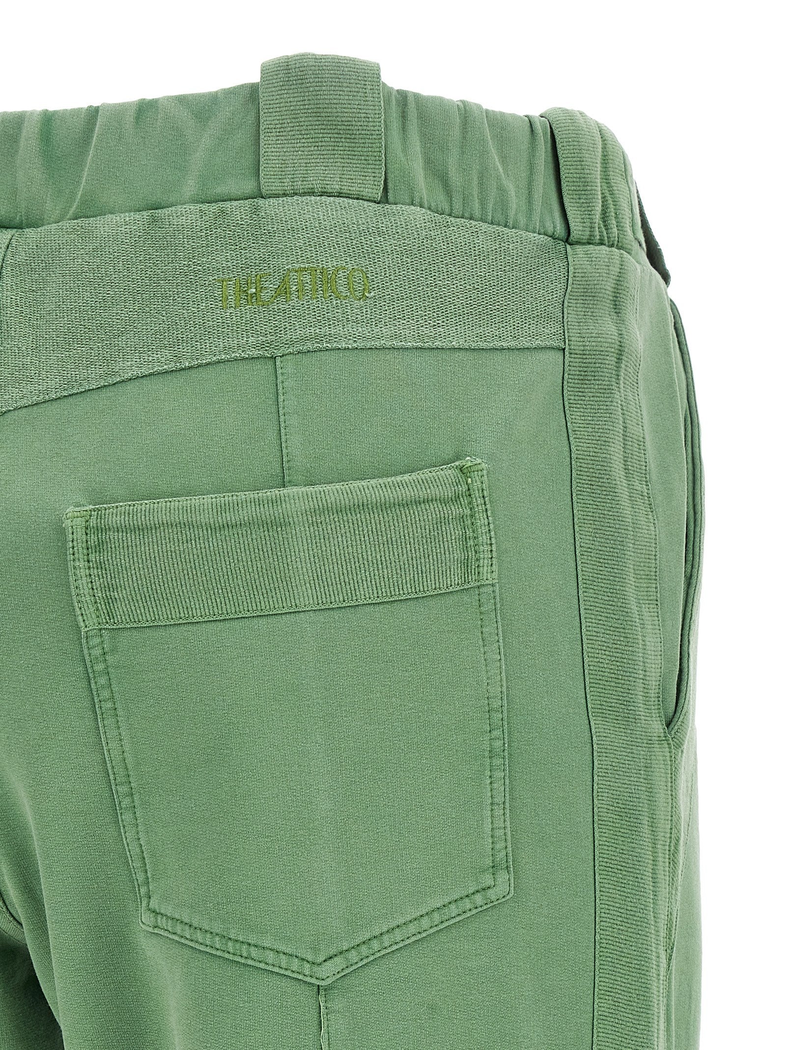 Bicolor Cotton Casual Pants