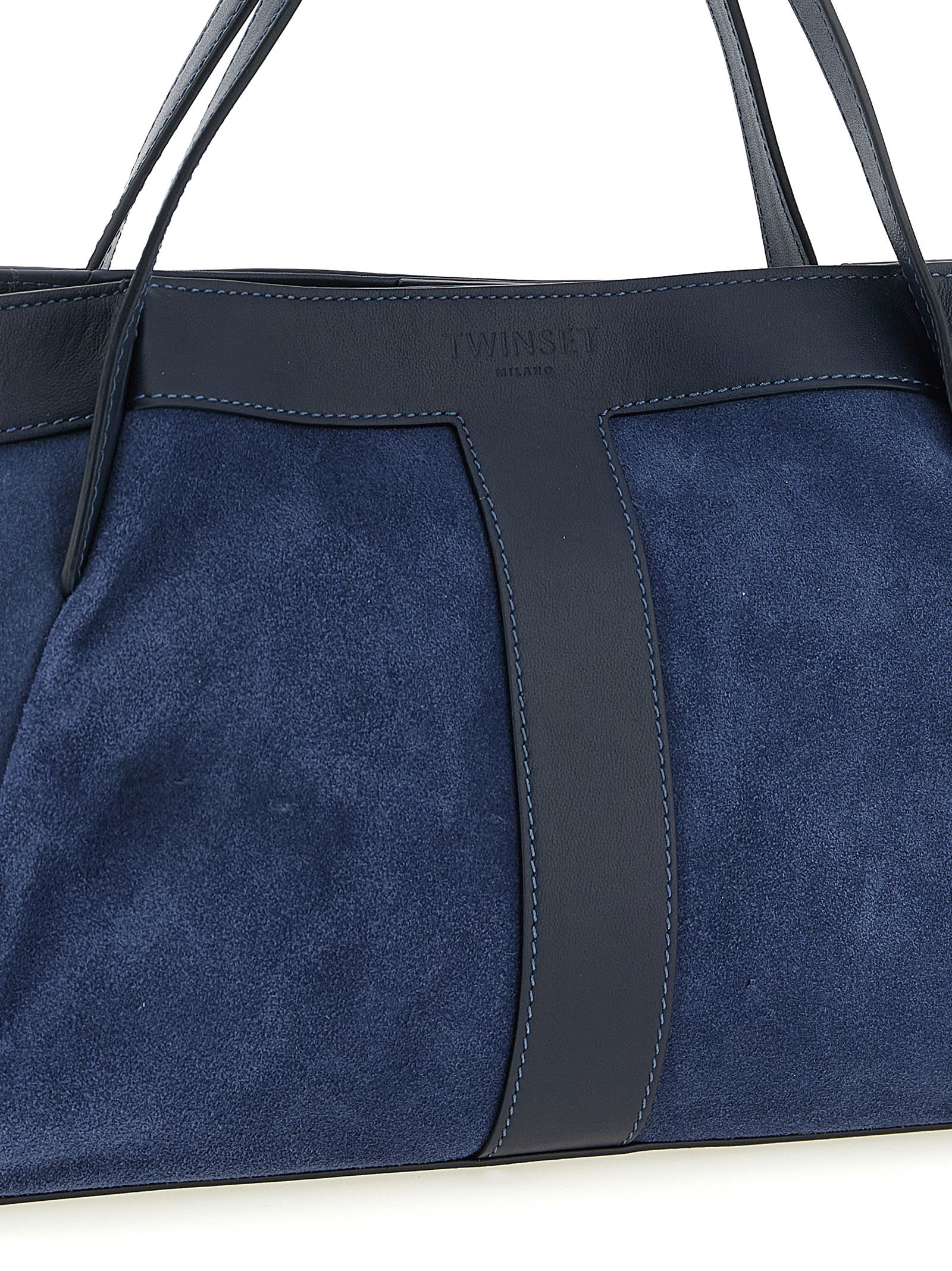 Blue Polyethylene Shoulder Bag