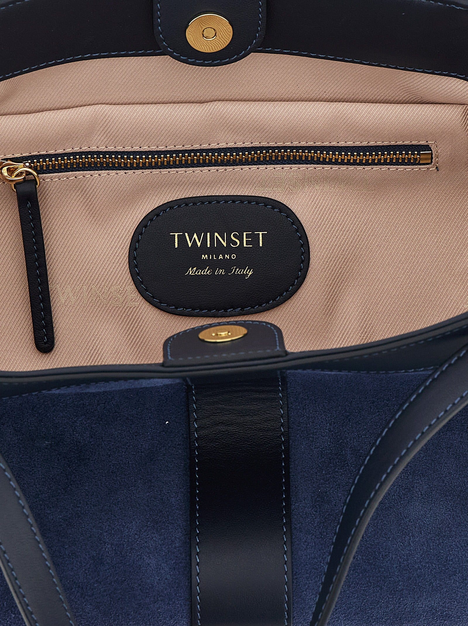 Blue Polyethylene Shoulder Bag
