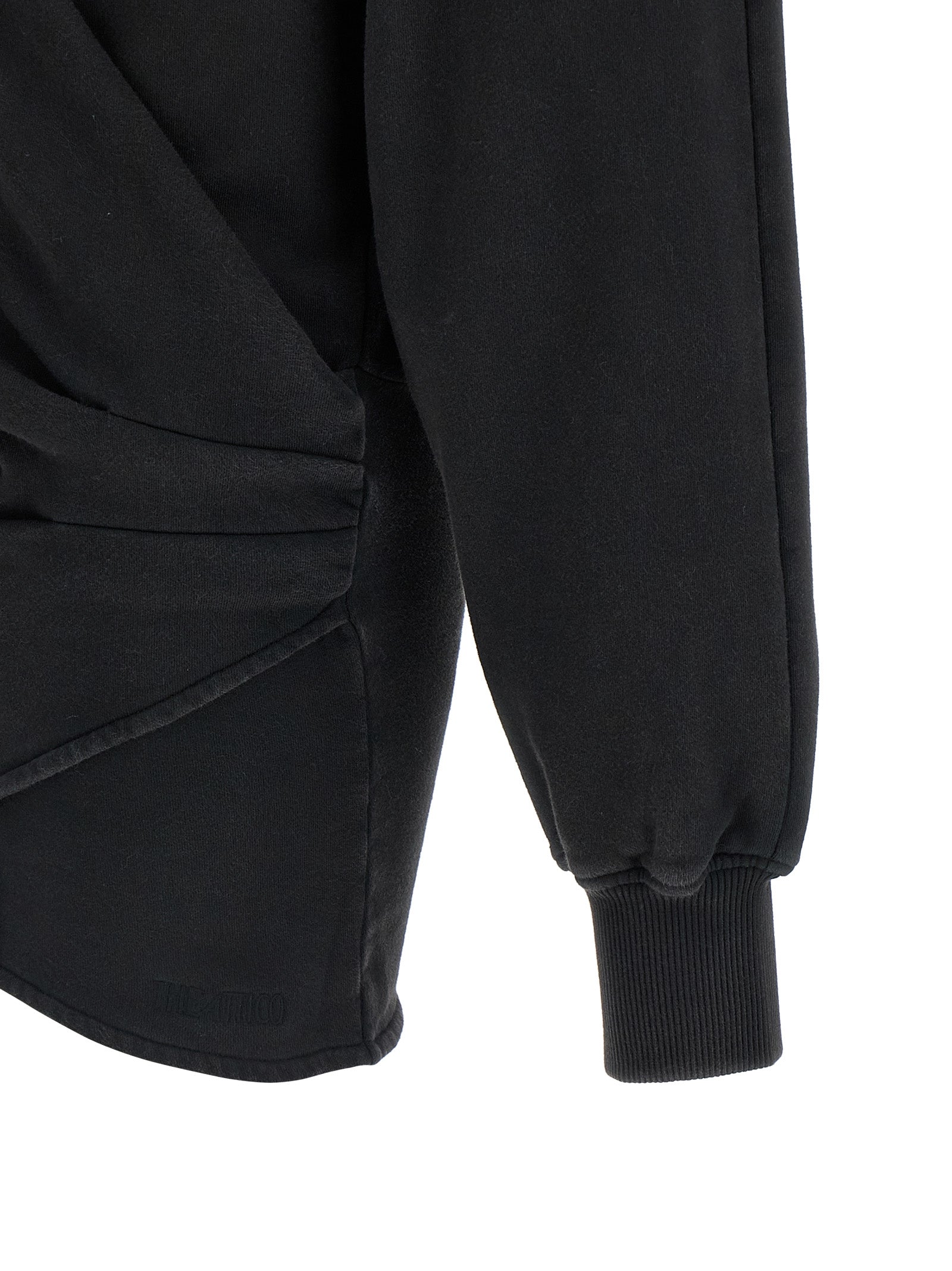 Black Cotton Short Dress