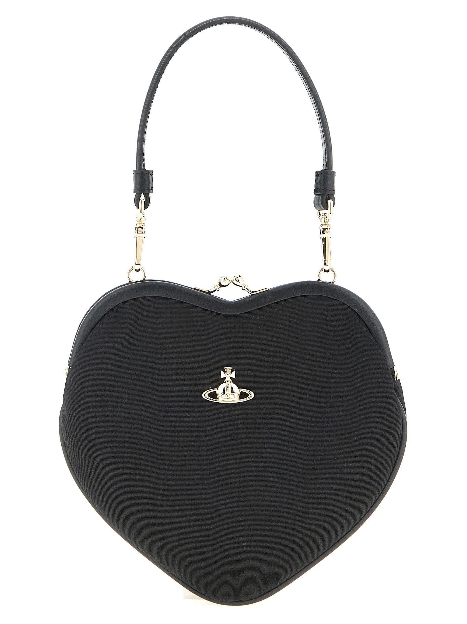 Black Viscose Handbag