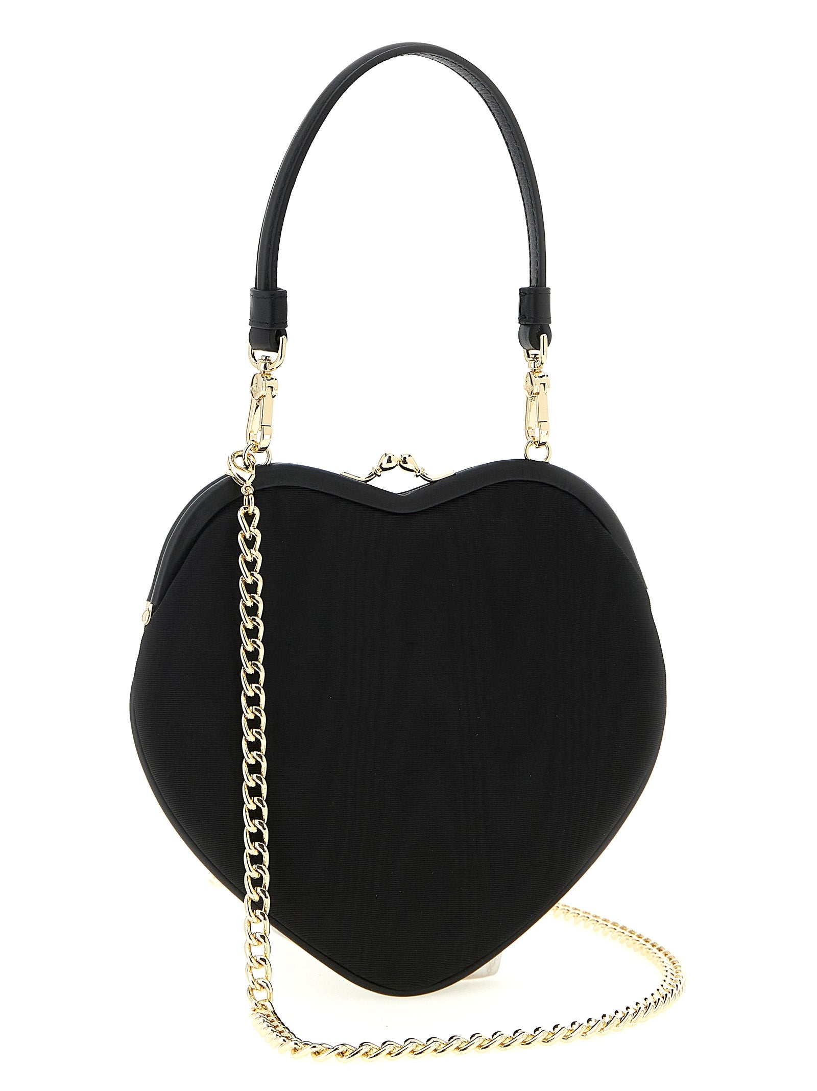 Black Viscose Handbag